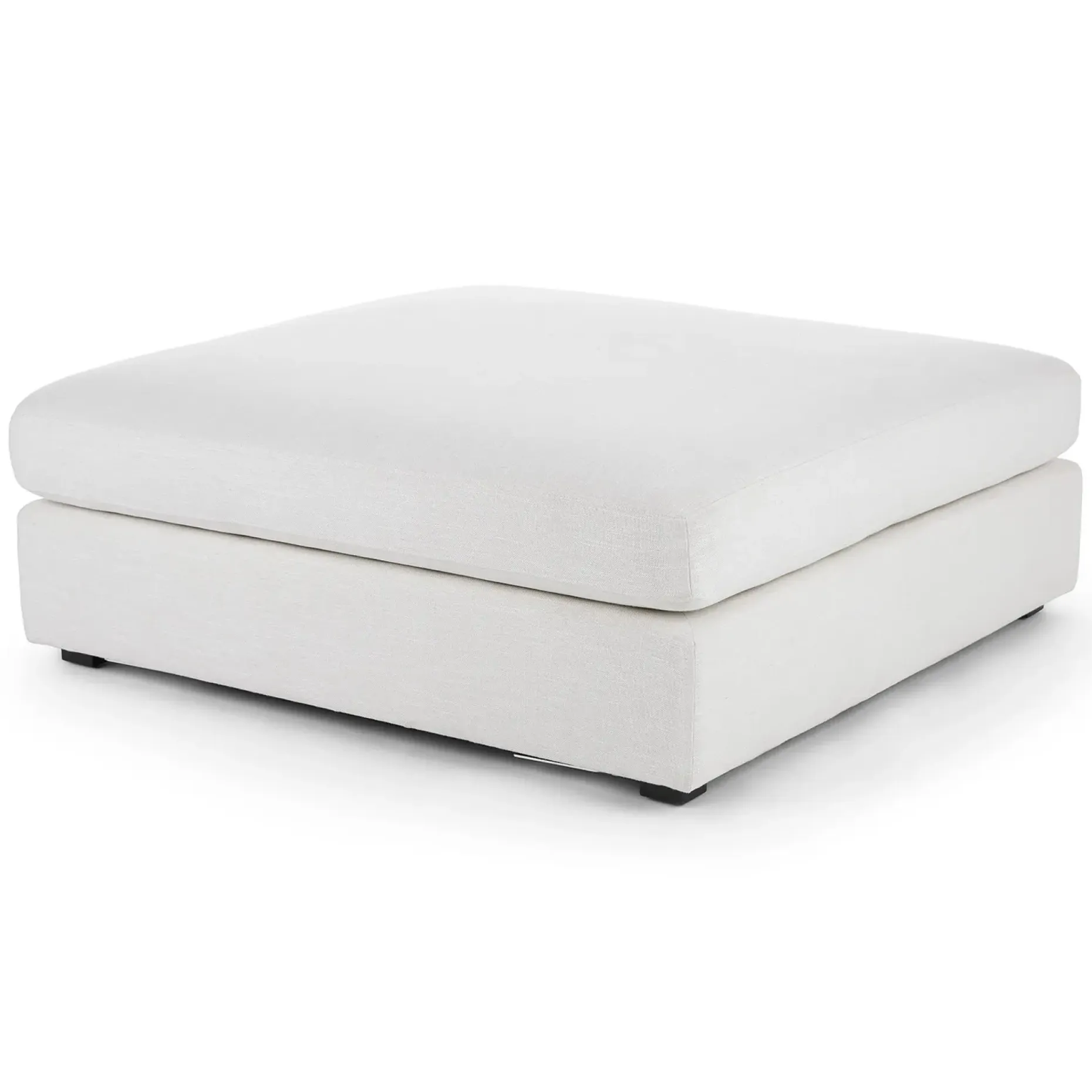 Beta 45" Ottoman - Quartz White