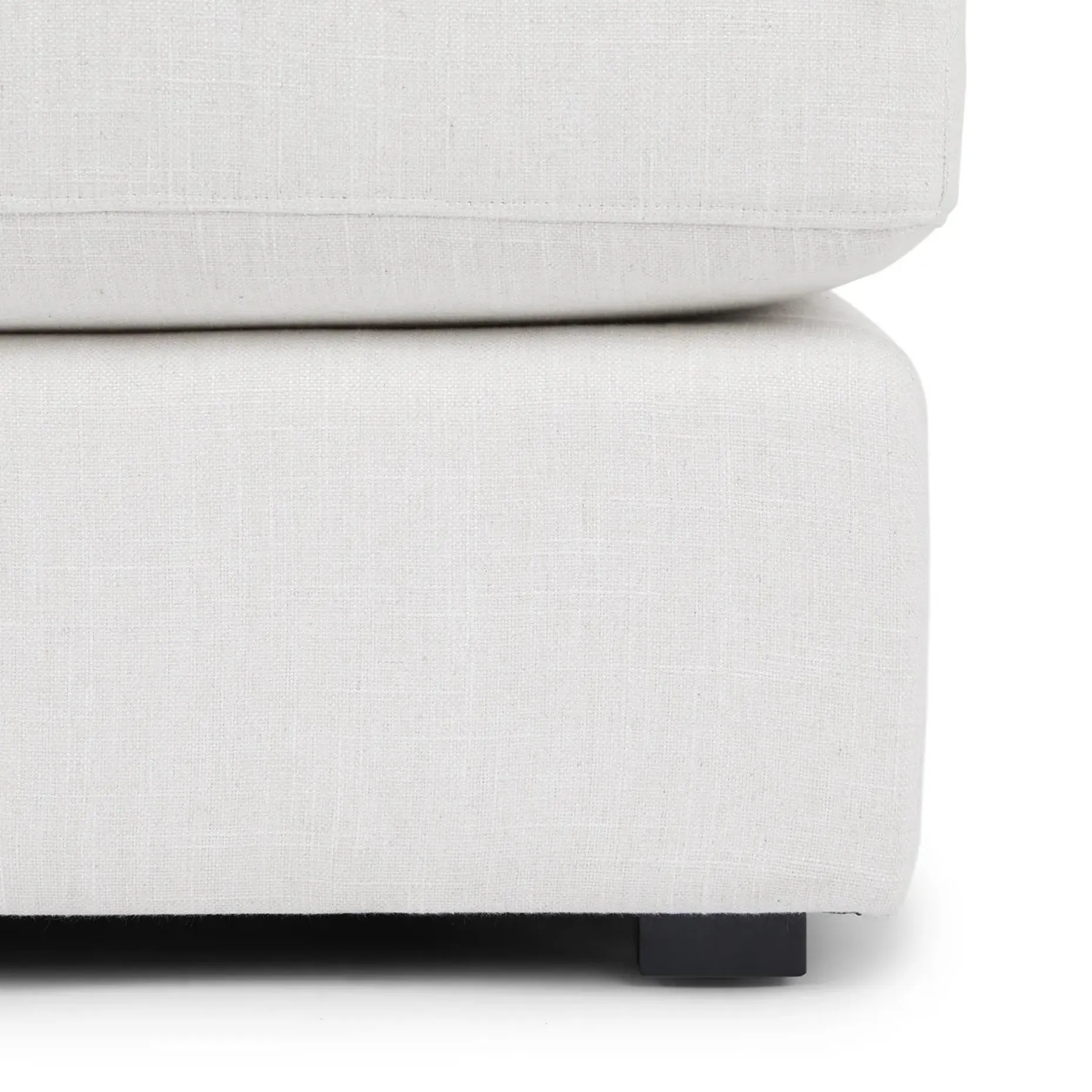 Beta 133.5" Right Modular Sectional - Quartz White