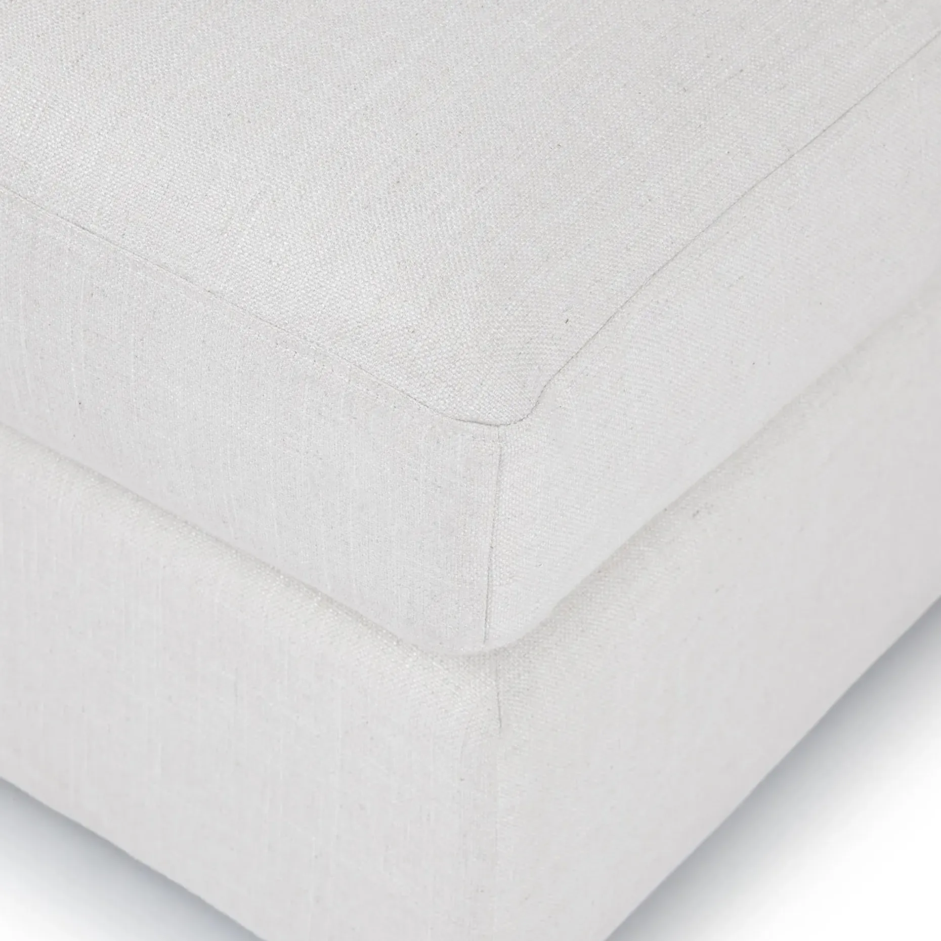 Beta 133.5" Right Modular Sectional - Quartz White
