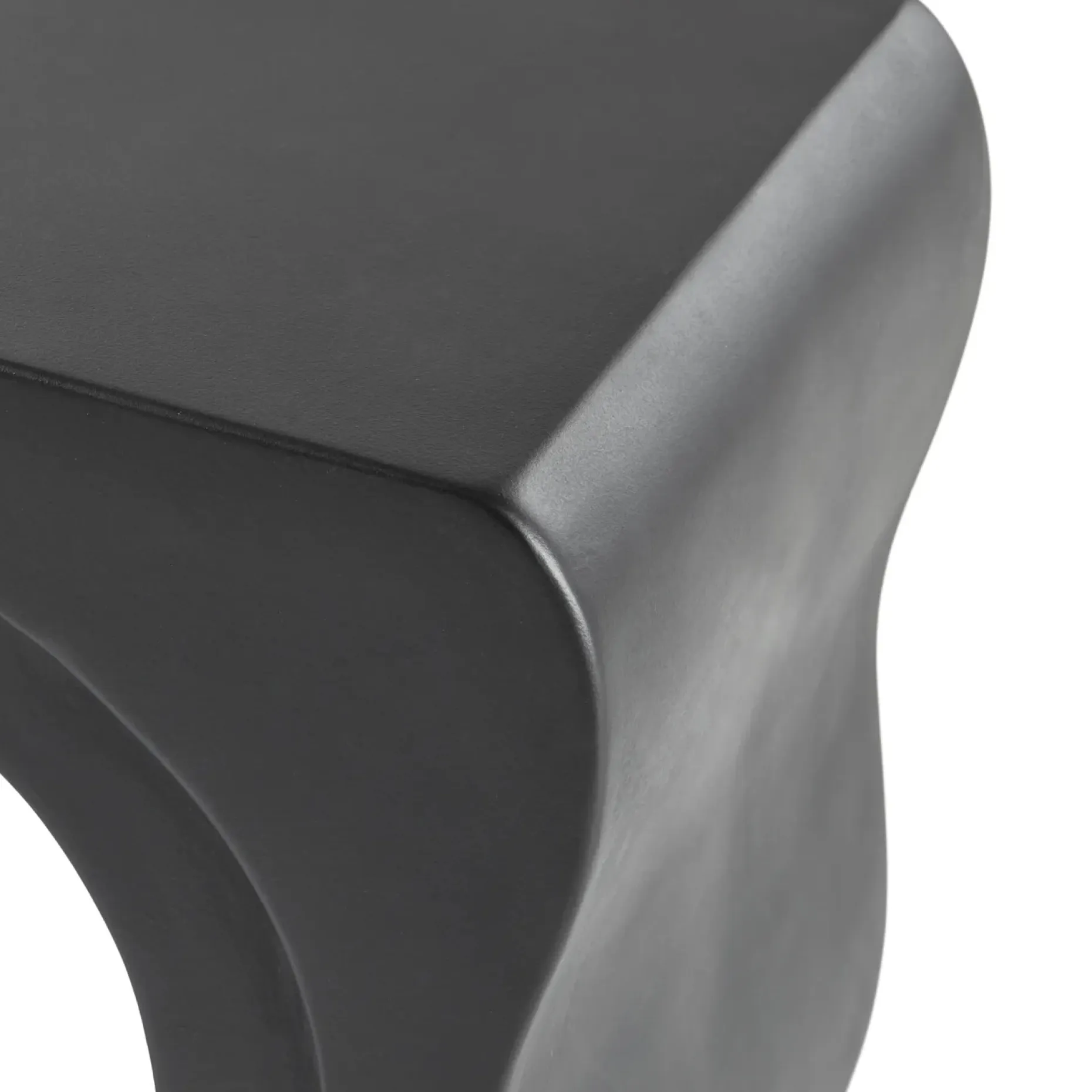 Bixby Outdoor Concrete Side Table - Sea Black