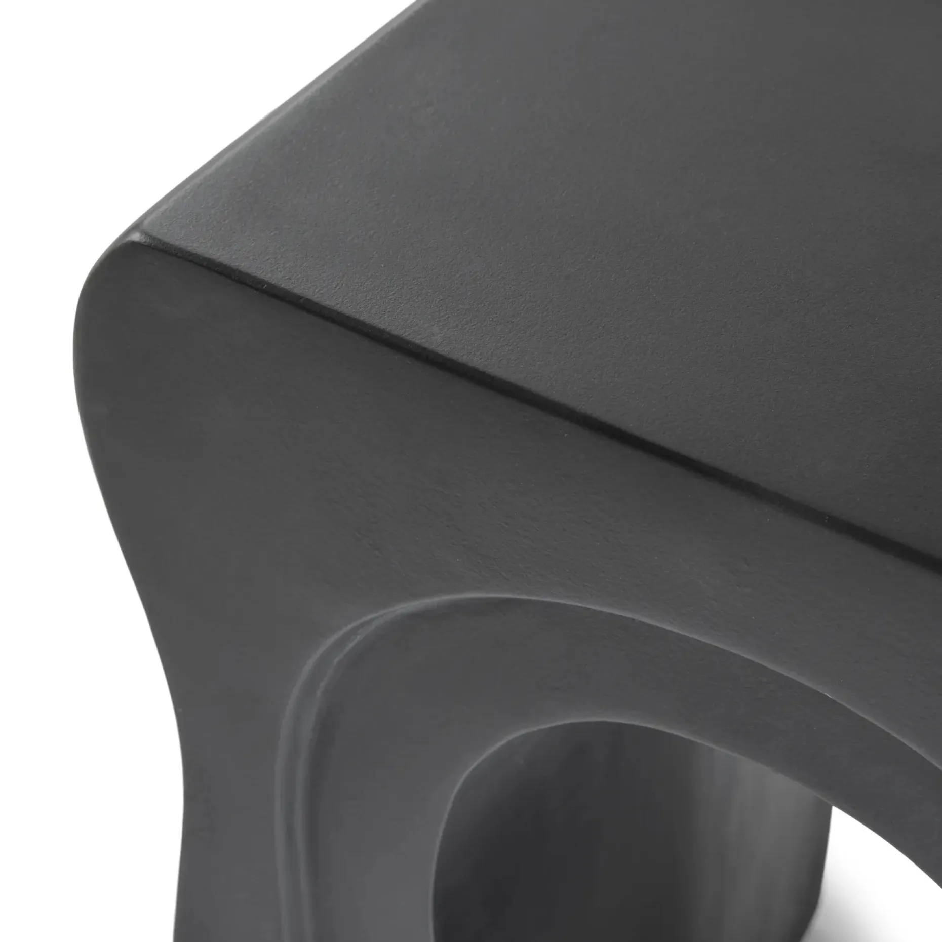 Bixby Outdoor Concrete Side Table - Sea Black