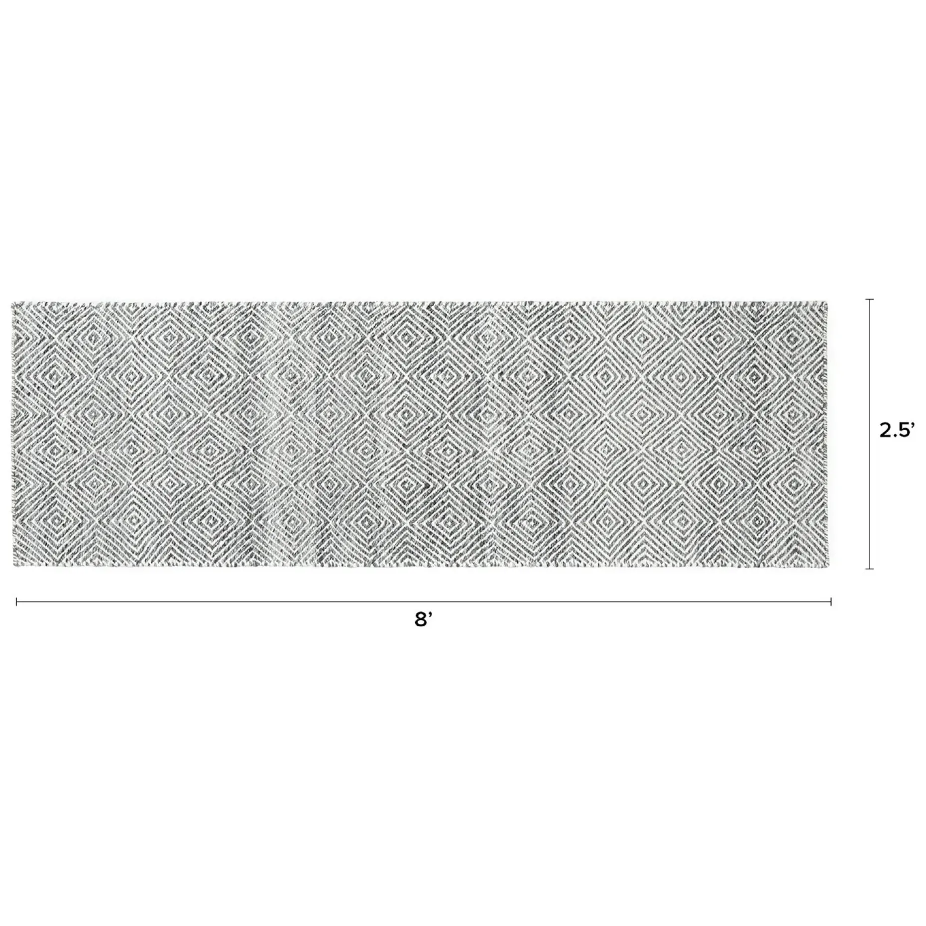 Bovi 2.5 x 8 Runner - Silver Gray