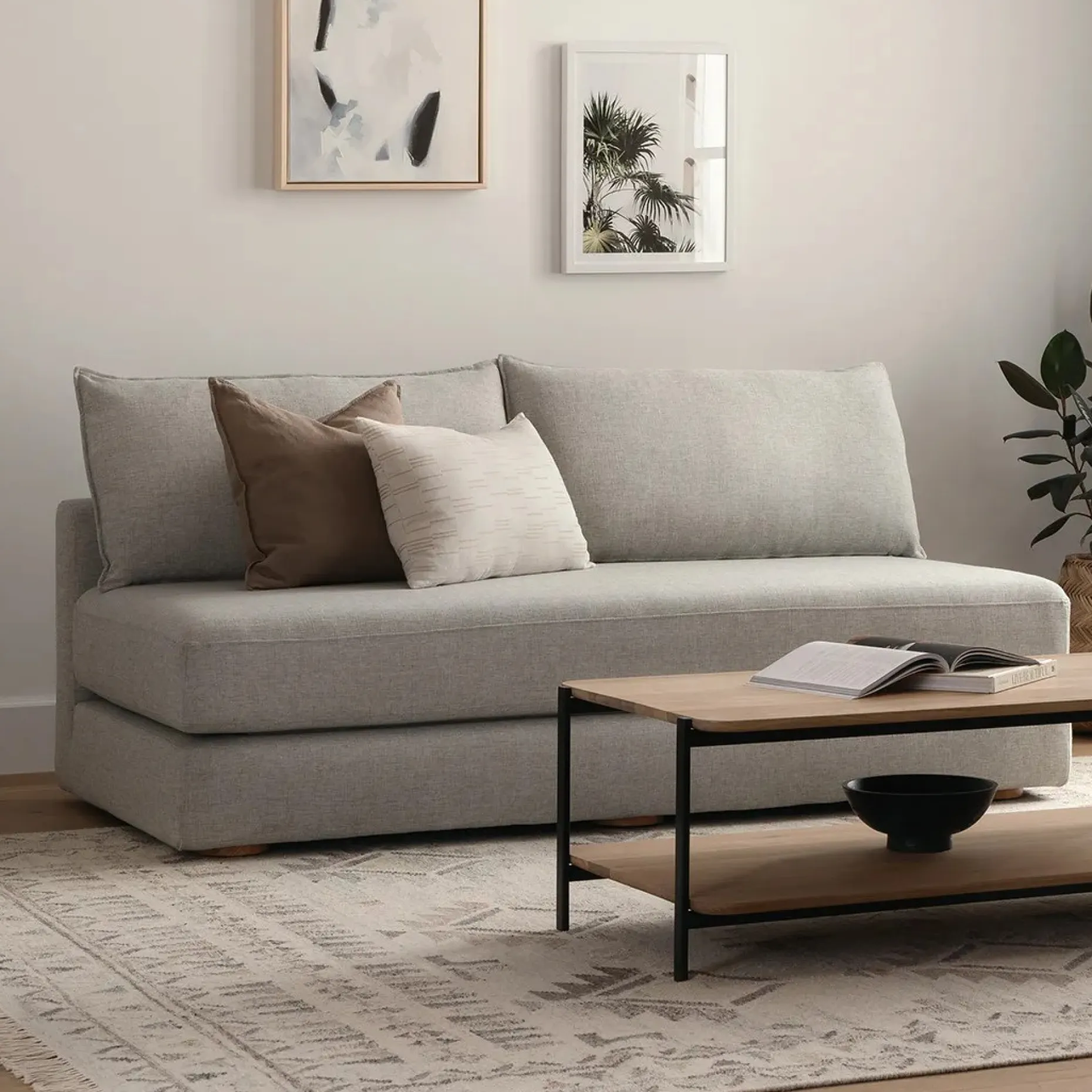 Braam 75" Sofa Bed - Light Miller Gray