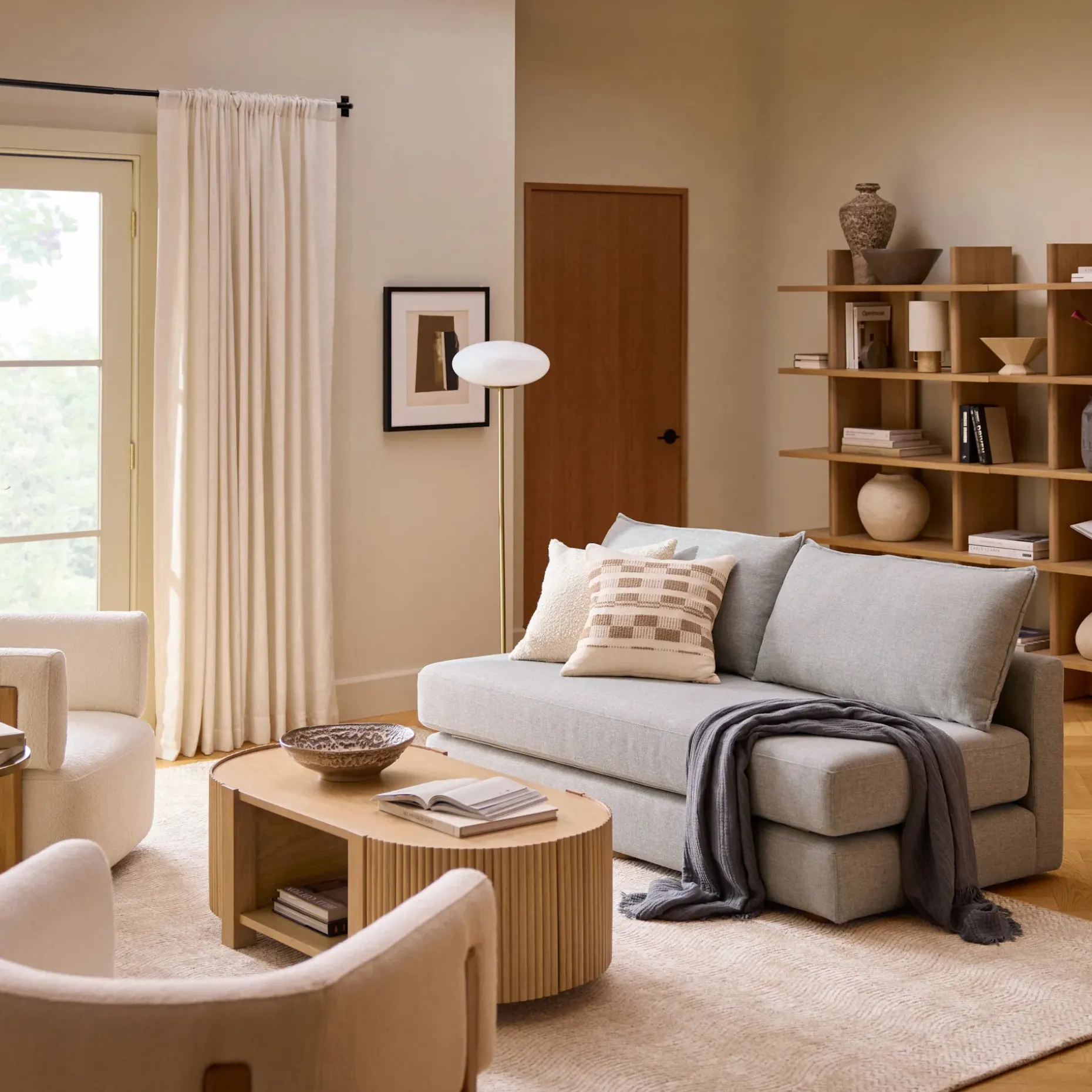 Braam 75" Sofa Bed - Light Miller Gray