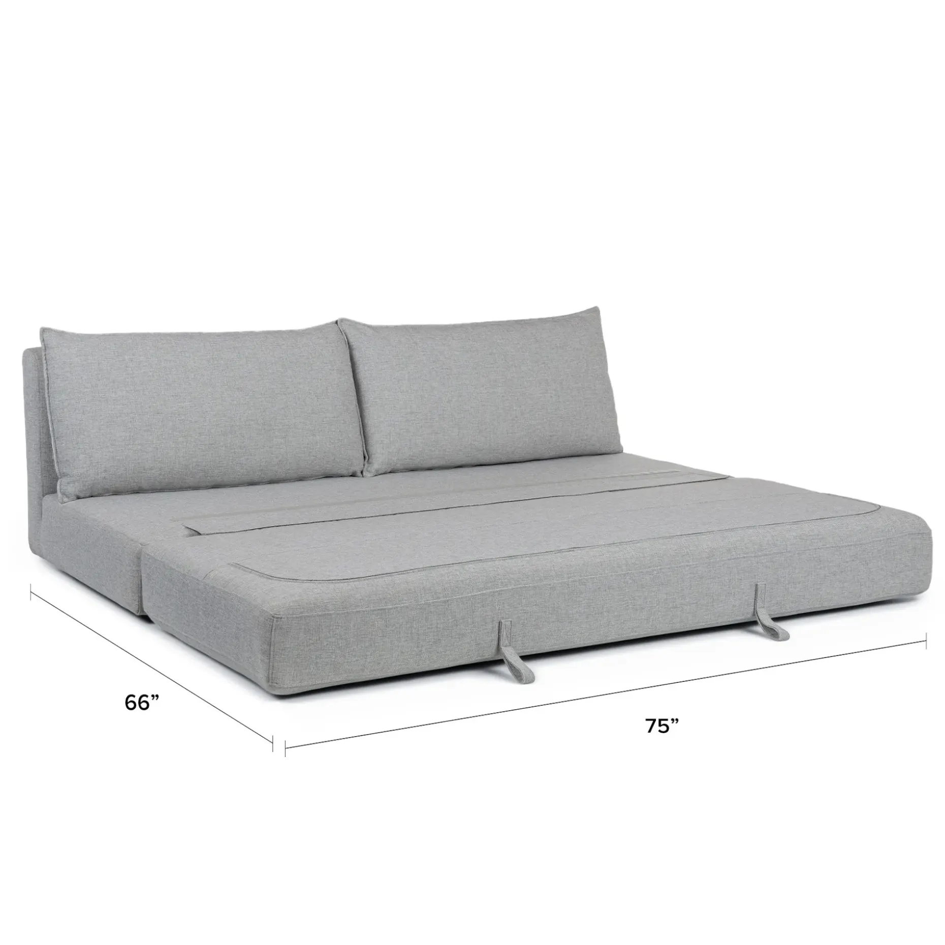 Braam 75" Sofa Bed - Light Miller Gray