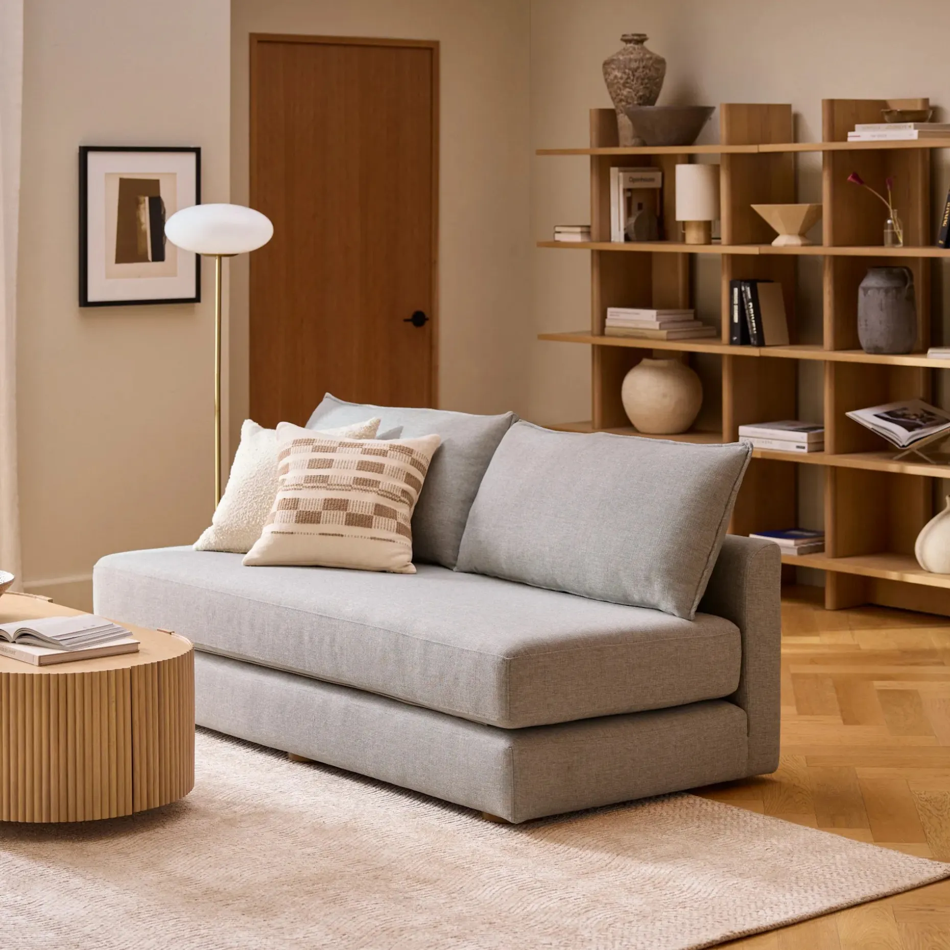 Braam 75" Sofa Bed - Light Miller Gray