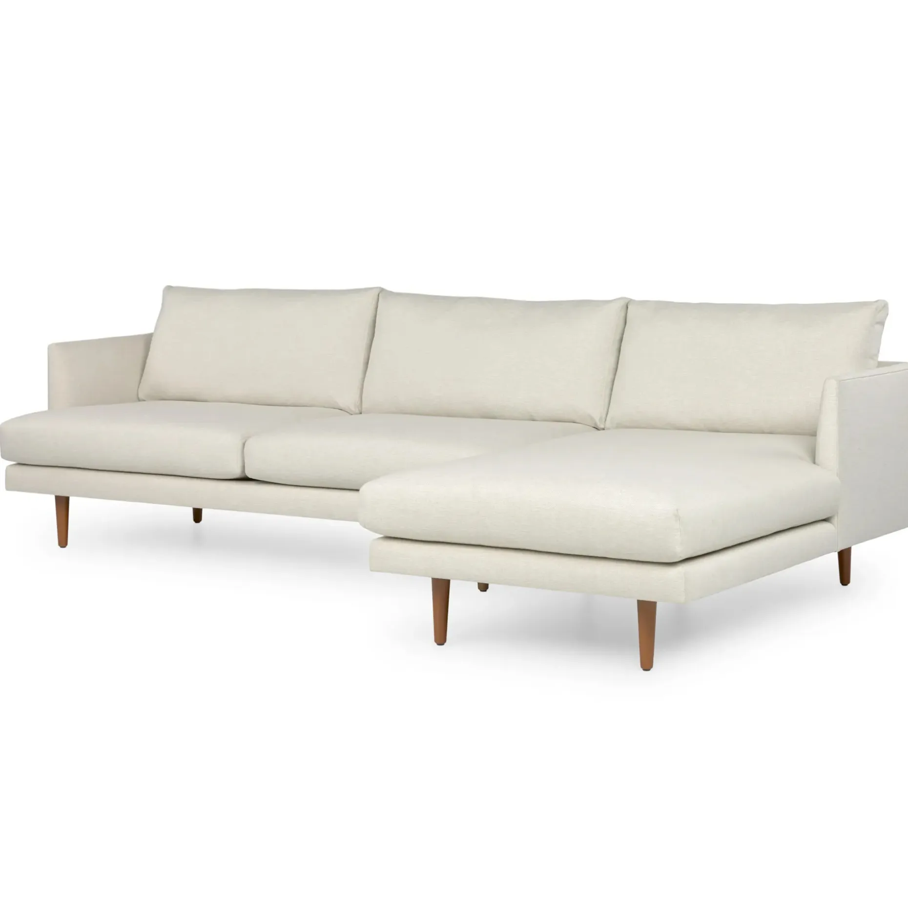 Burrard 112" Right Sectional - Seasalt Ivory