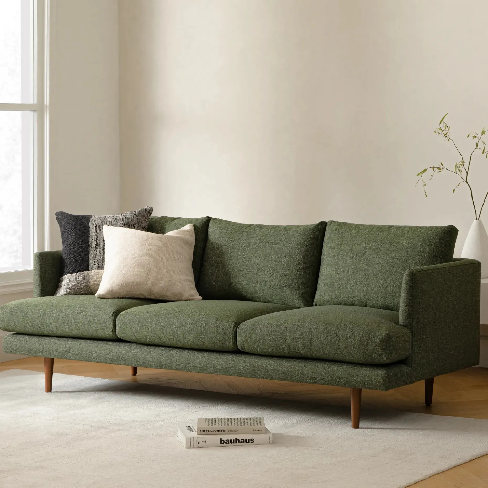 Burrard 83.5" Sofa - Forest Green