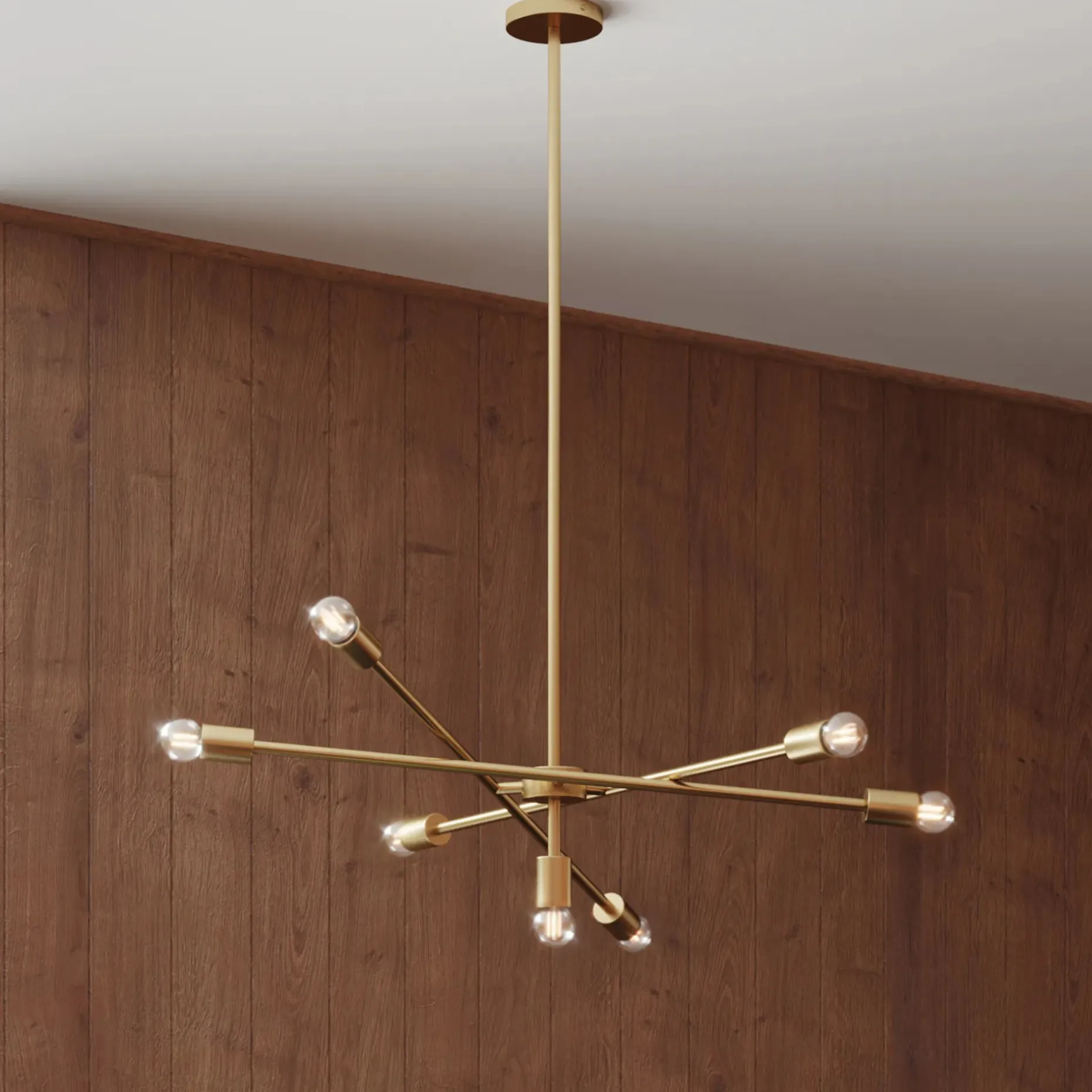 Cadza Chandelier - Brass