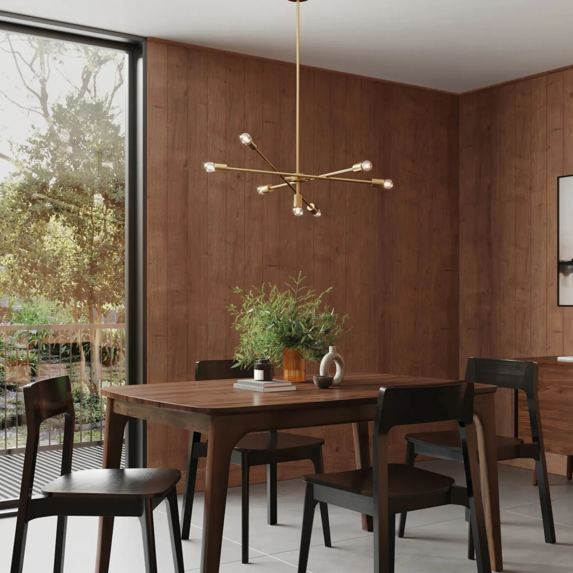 Cadza Chandelier - Brass