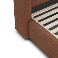 Calabri King Upholstered Bed - Napa Rust