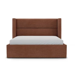 Calabri Queen Upholstered Bed - Napa Rust