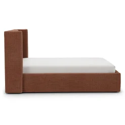 Calabri Queen Upholstered Bed - Napa Rust