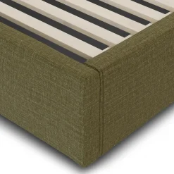 Calabri Queen Upholstered Bed - Napa Moss