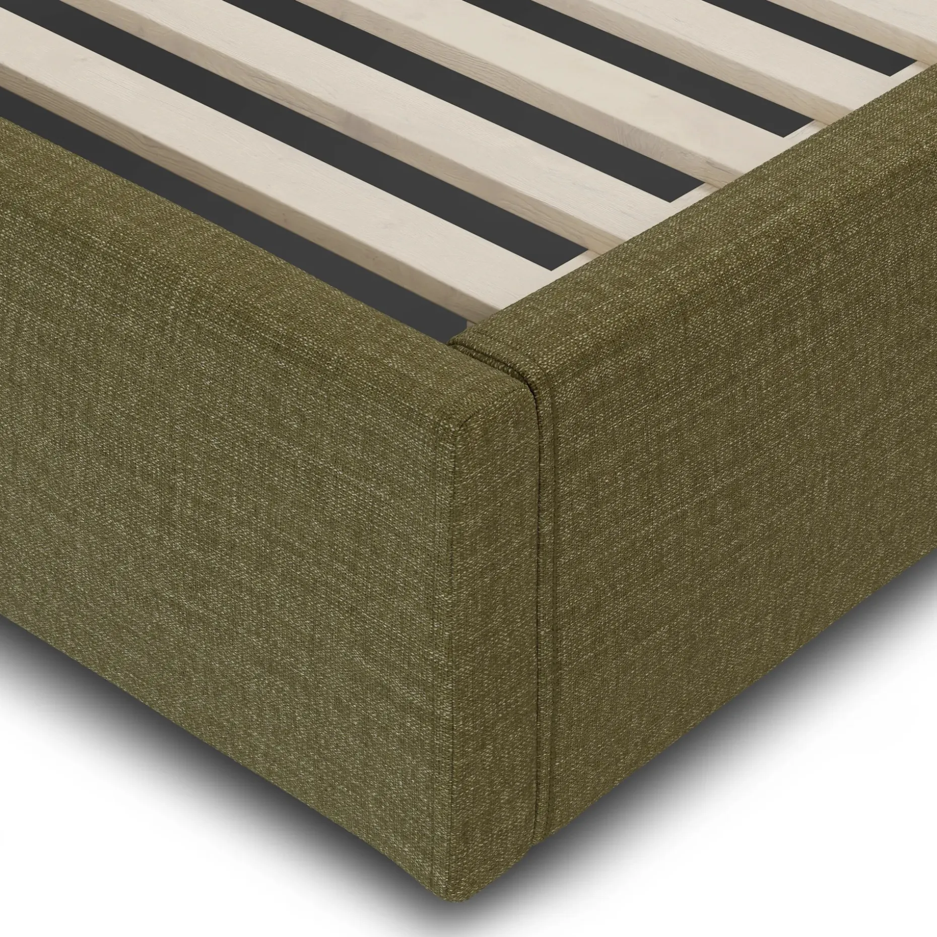 Calabri Queen Upholstered Bed - Napa Moss