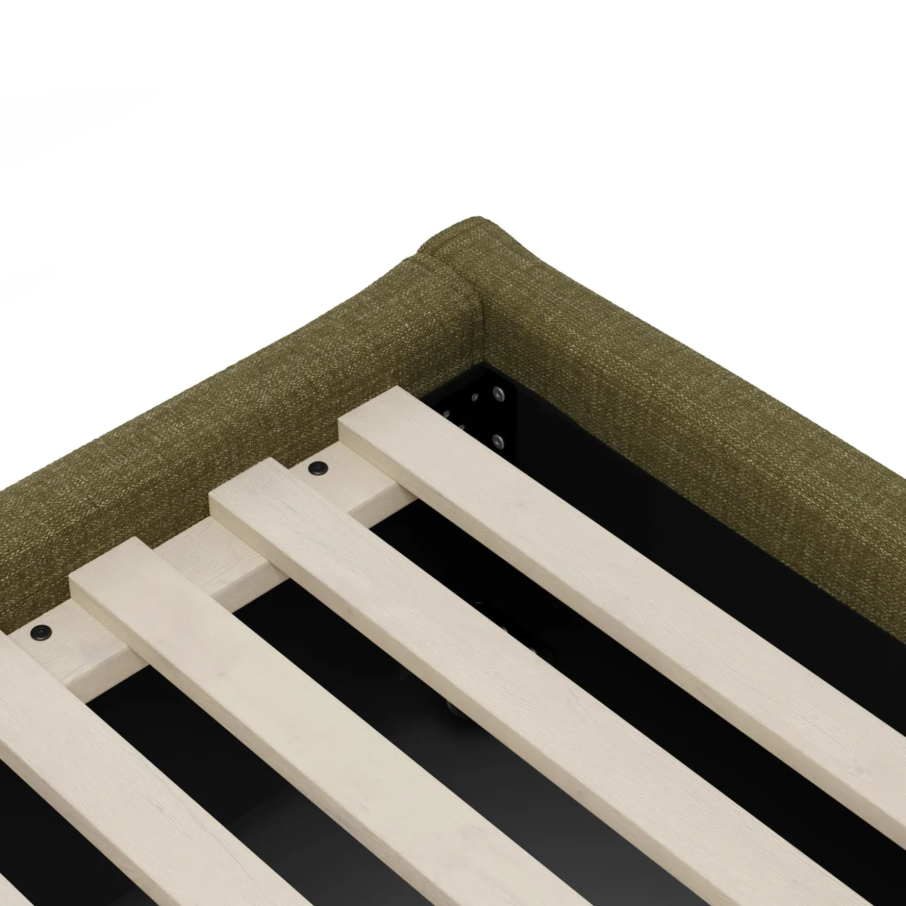 Calabri Queen Upholstered Bed - Napa Moss