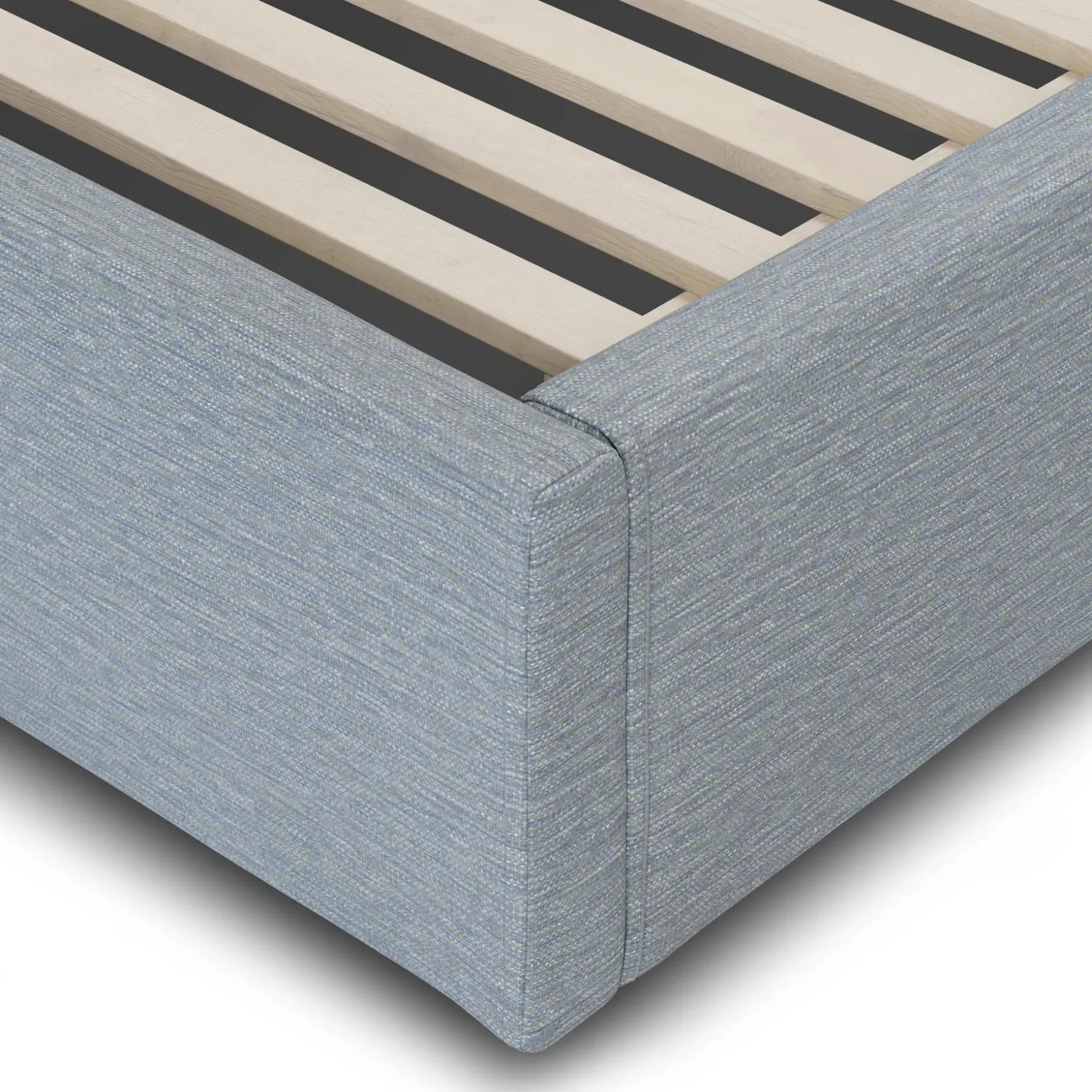Calabri Queen Upholstered Bed - Silver Light Blue