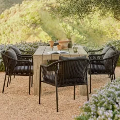 Calicut Outdoor Dining Chair - Coast Black