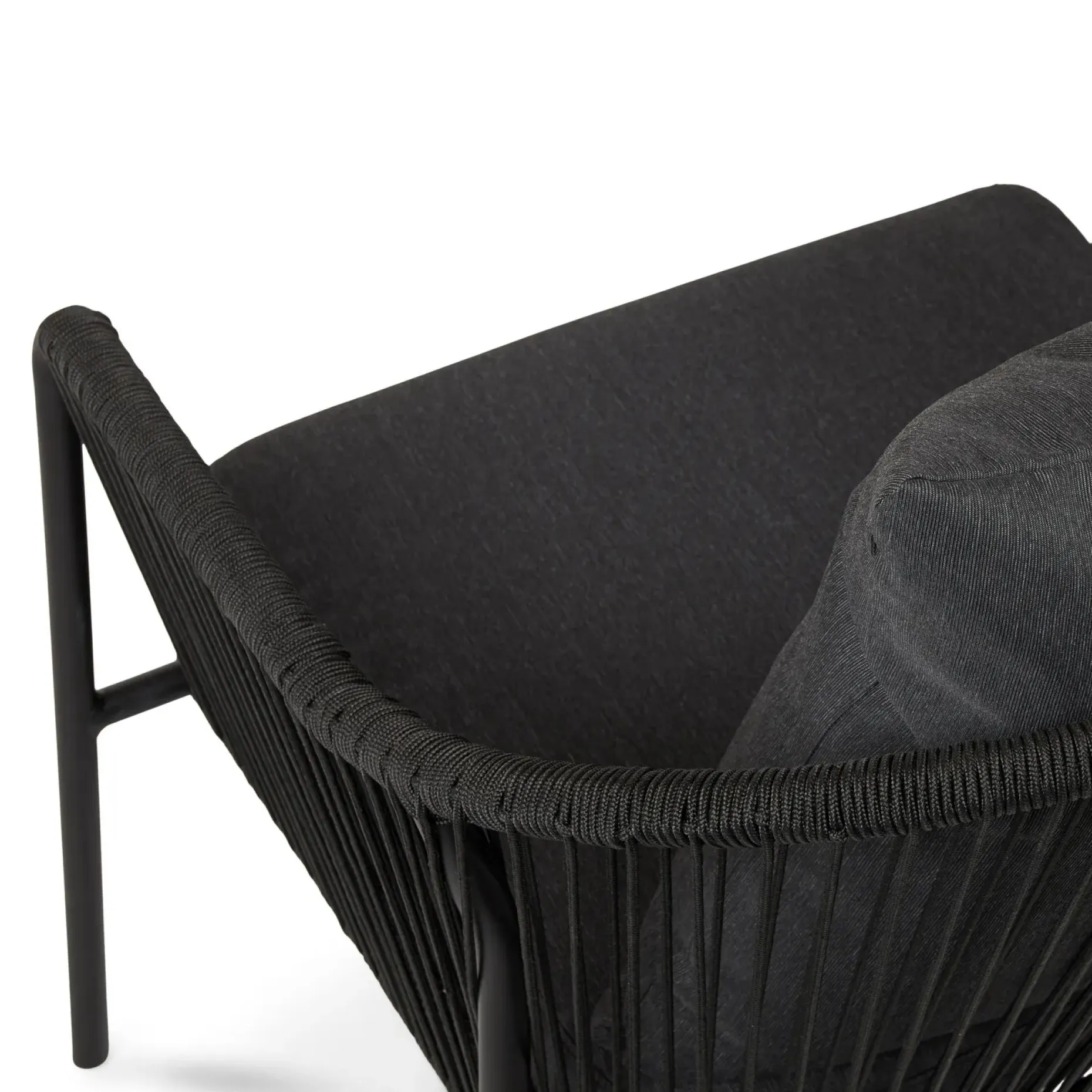 Calicut 33" Outdoor Lounge Chair - Coast Black