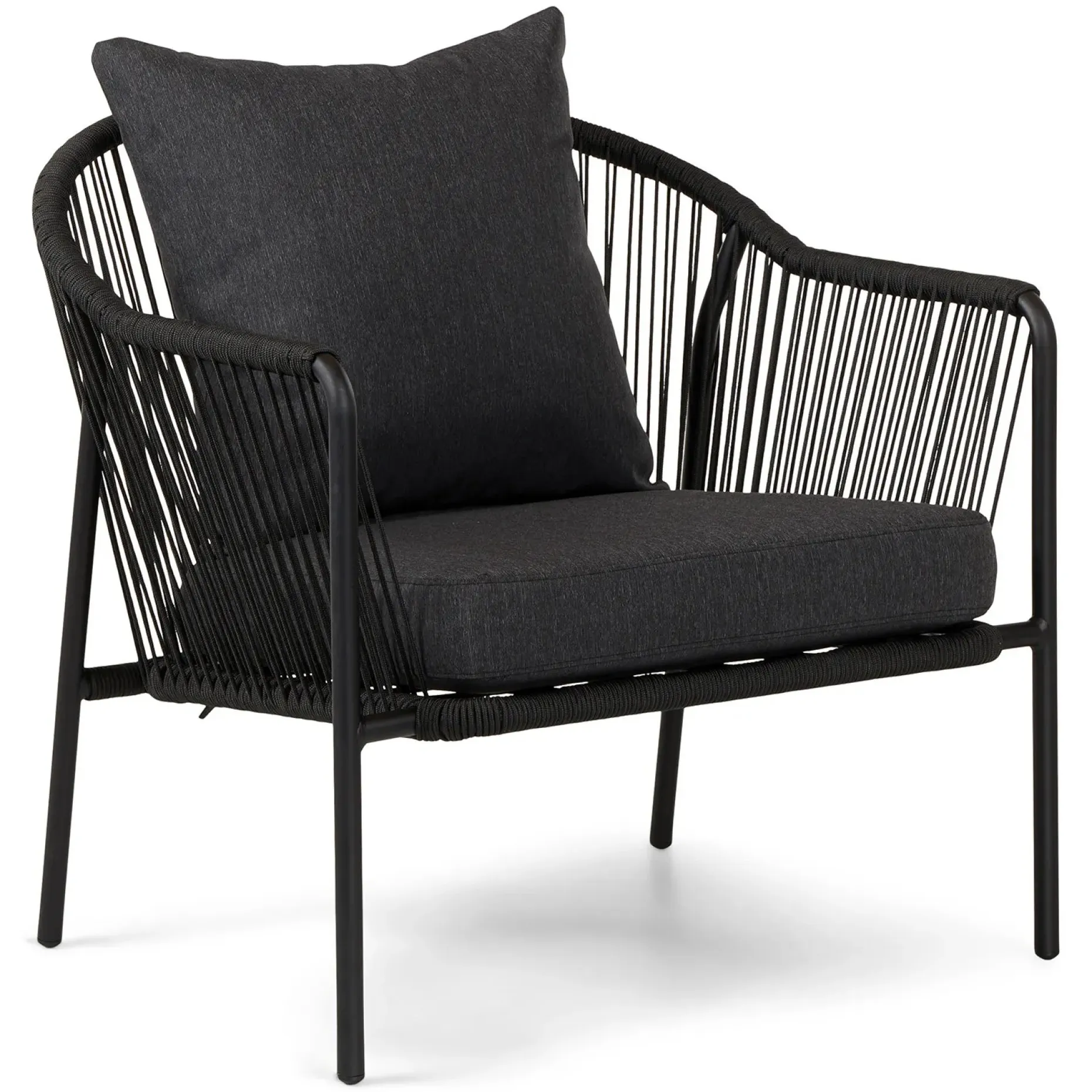 Calicut 33" Outdoor Lounge Chair - Coast Black