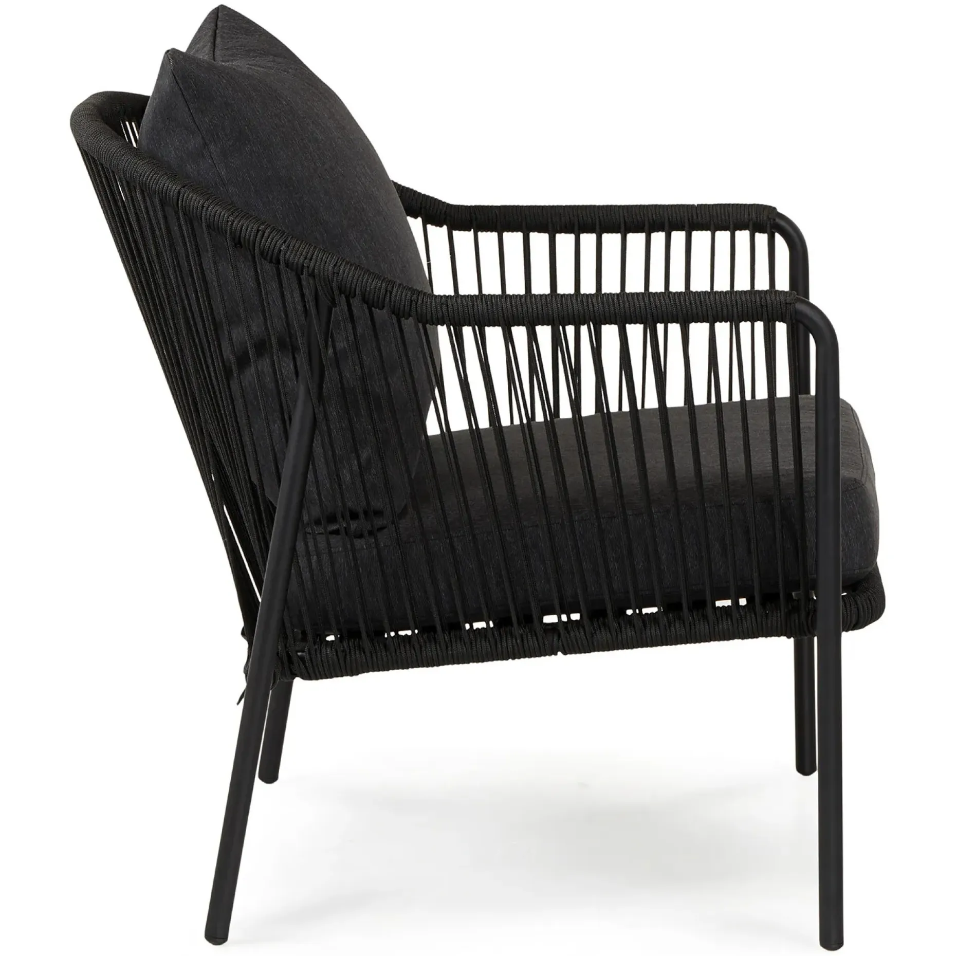 Calicut 33" Outdoor Lounge Chair - Coast Black