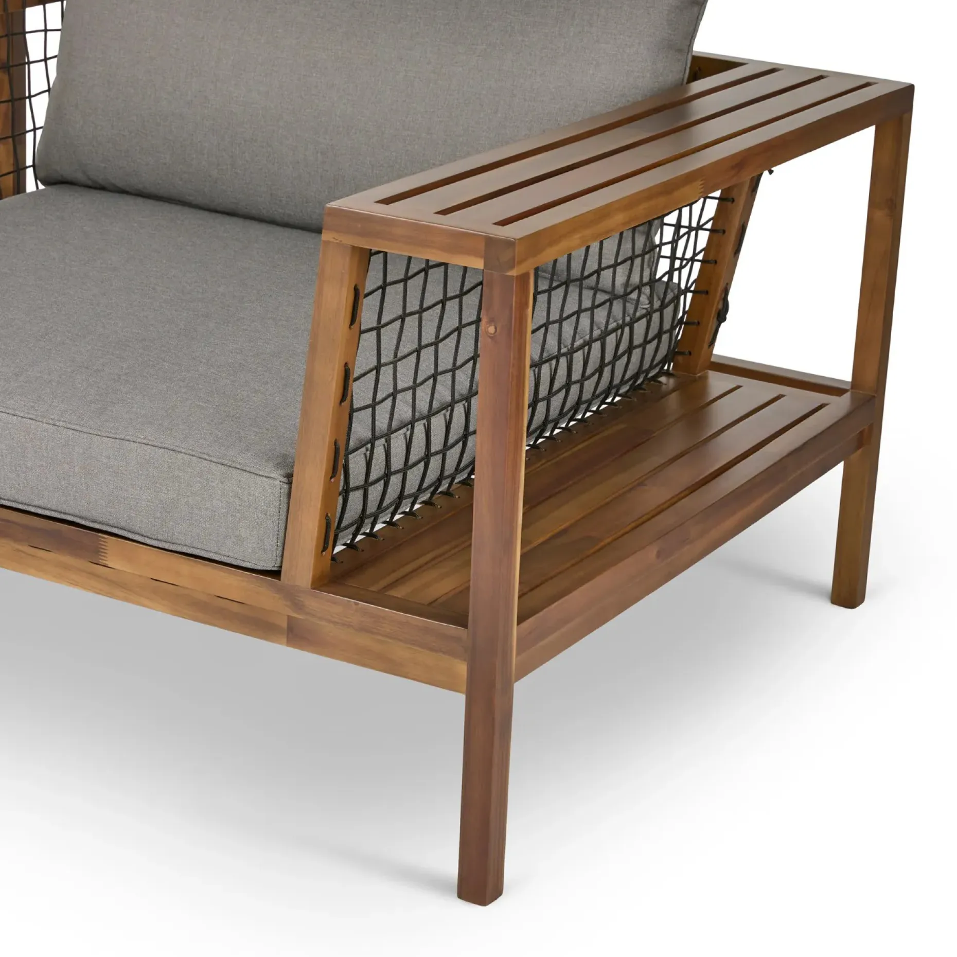 Callais 55" Outdoor Lounge Chair - Taupe Gray