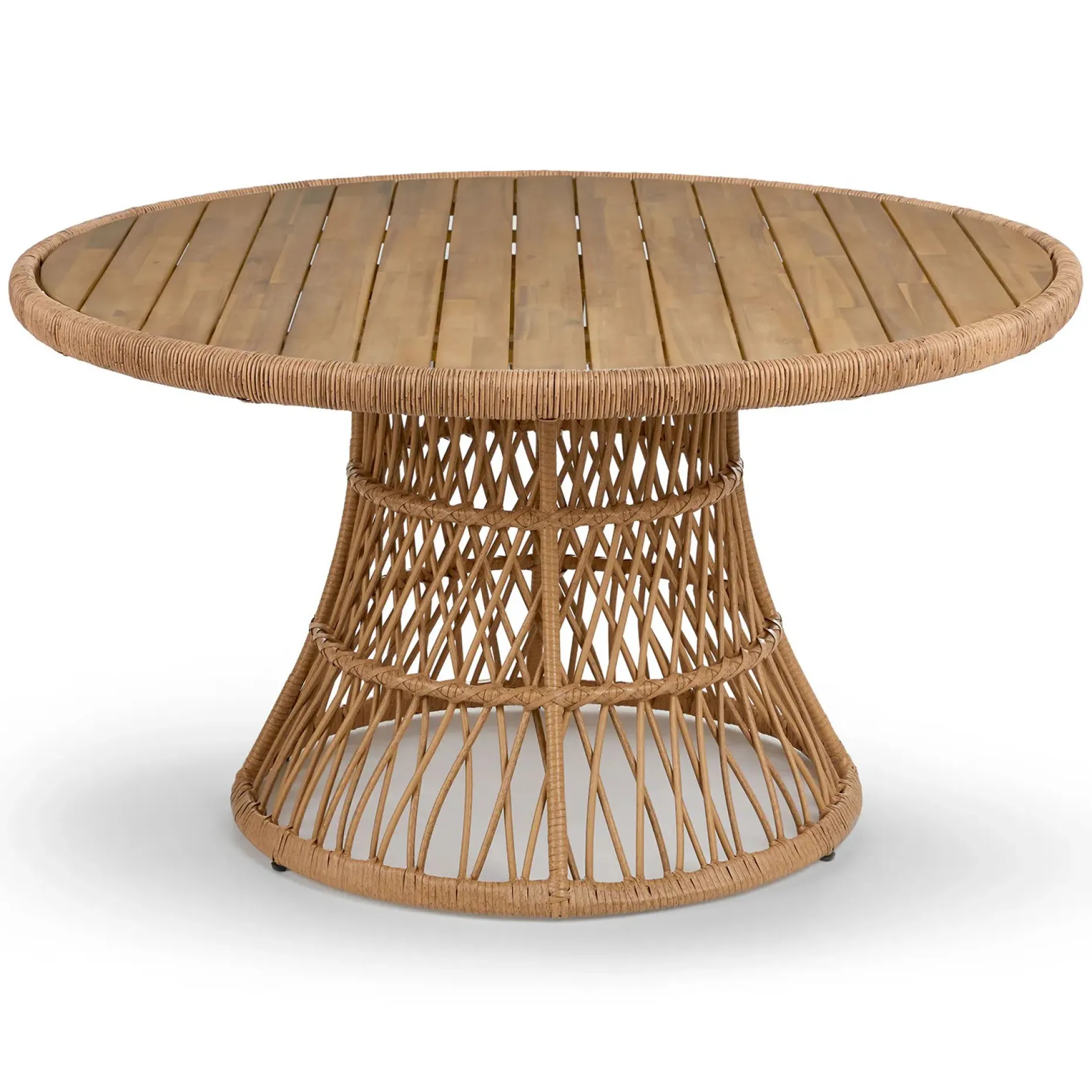 Calliope 54.5" Outdoor Dining Table - Wicker