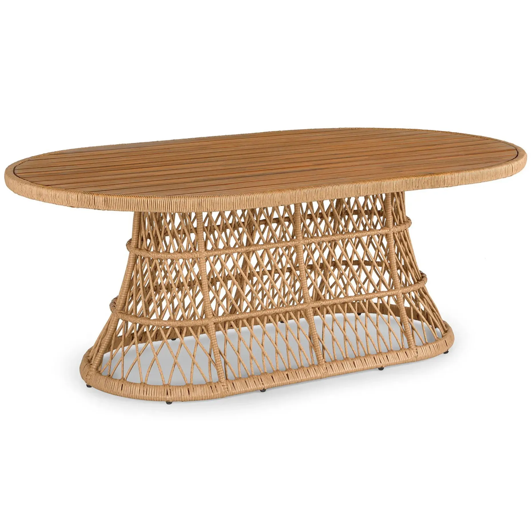 Calliope 78.75" Outdoor Dining Table - Wicker