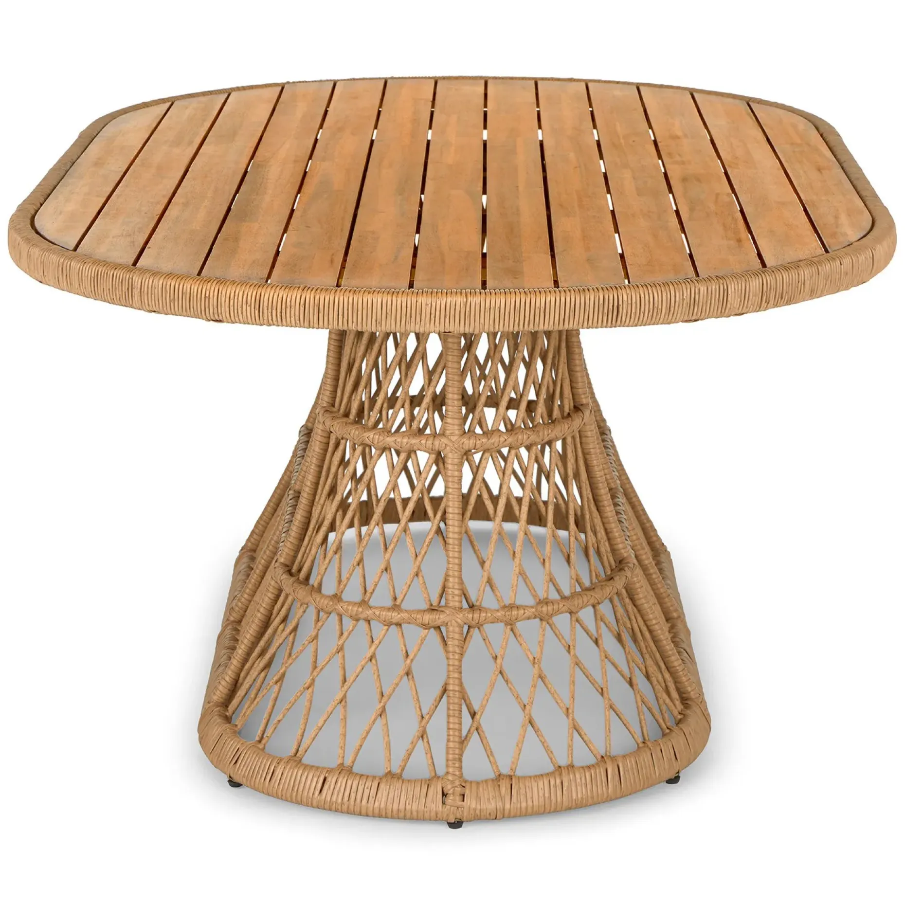 Calliope 78.75" Outdoor Dining Table - Wicker