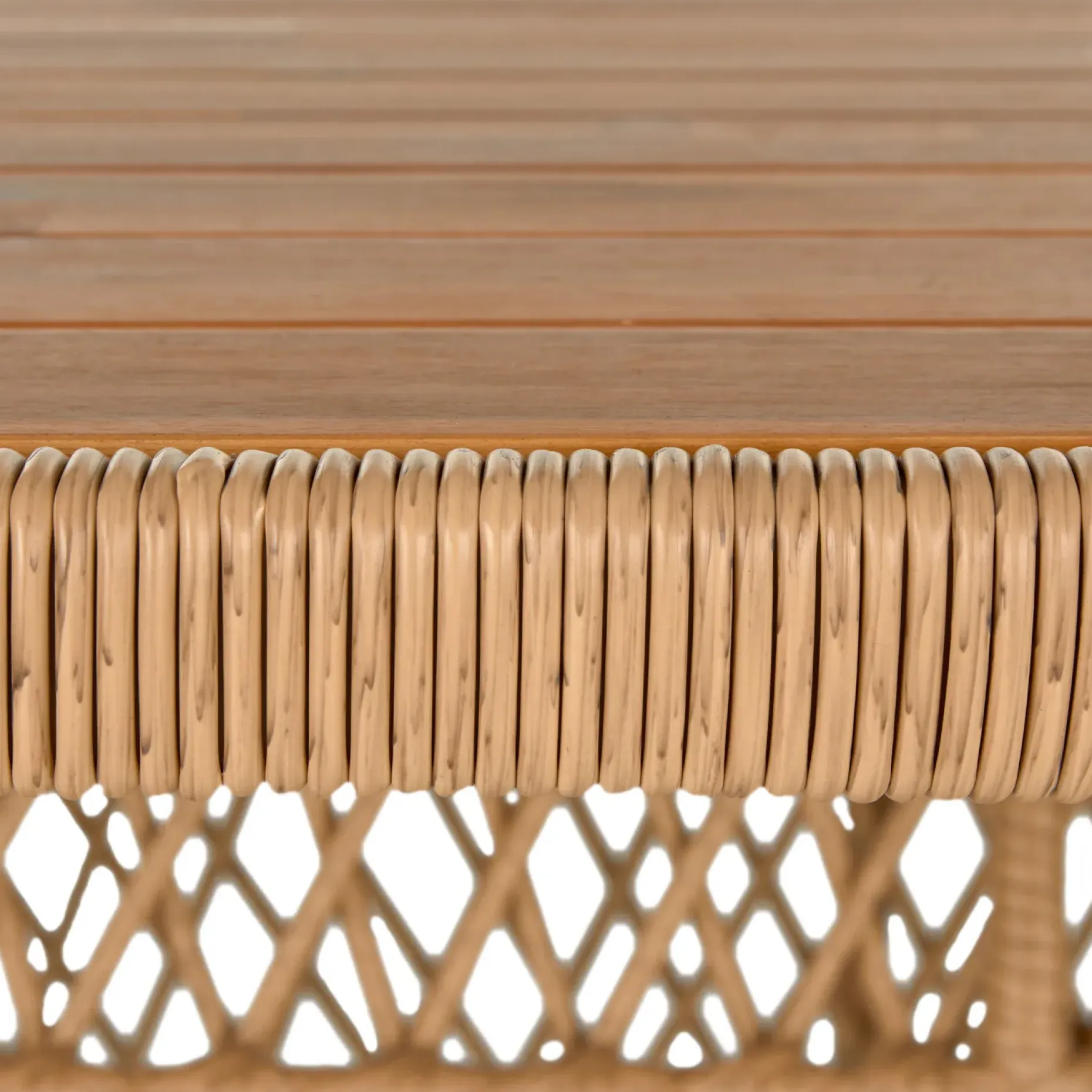 Calliope 78.75" Outdoor Dining Table - Wicker