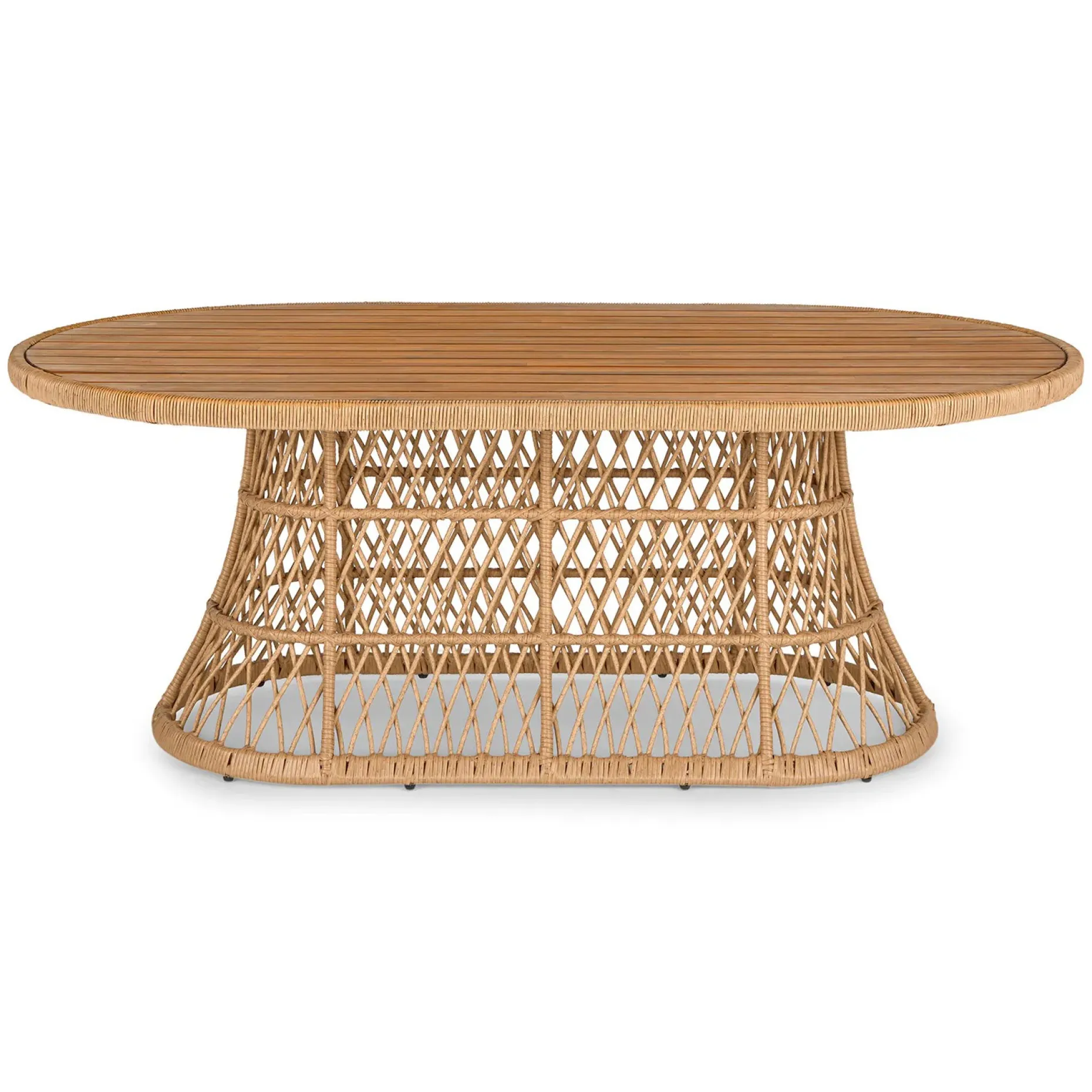 Calliope 78.75" Outdoor Dining Table - Wicker