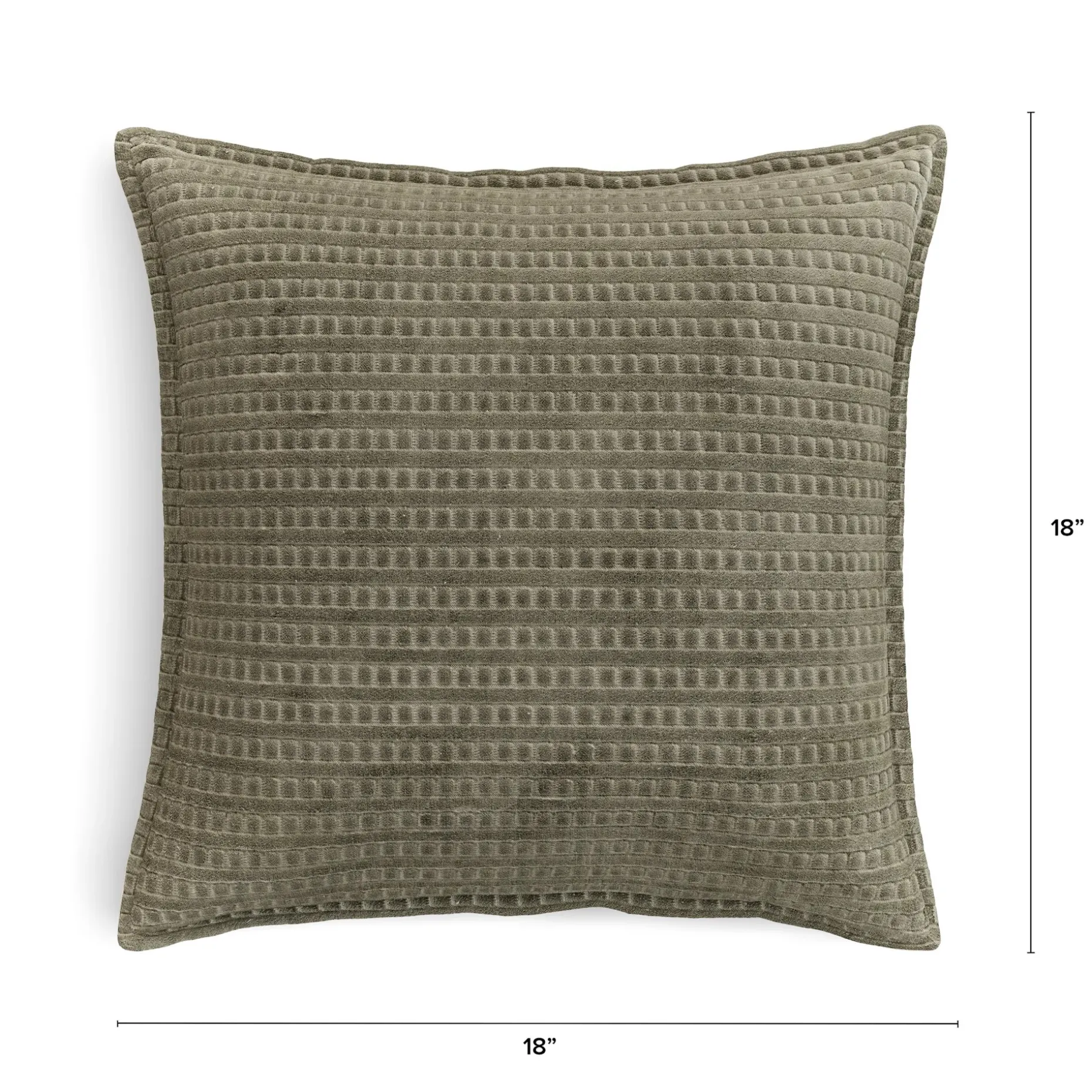 Camil Velvet Pillow - Green