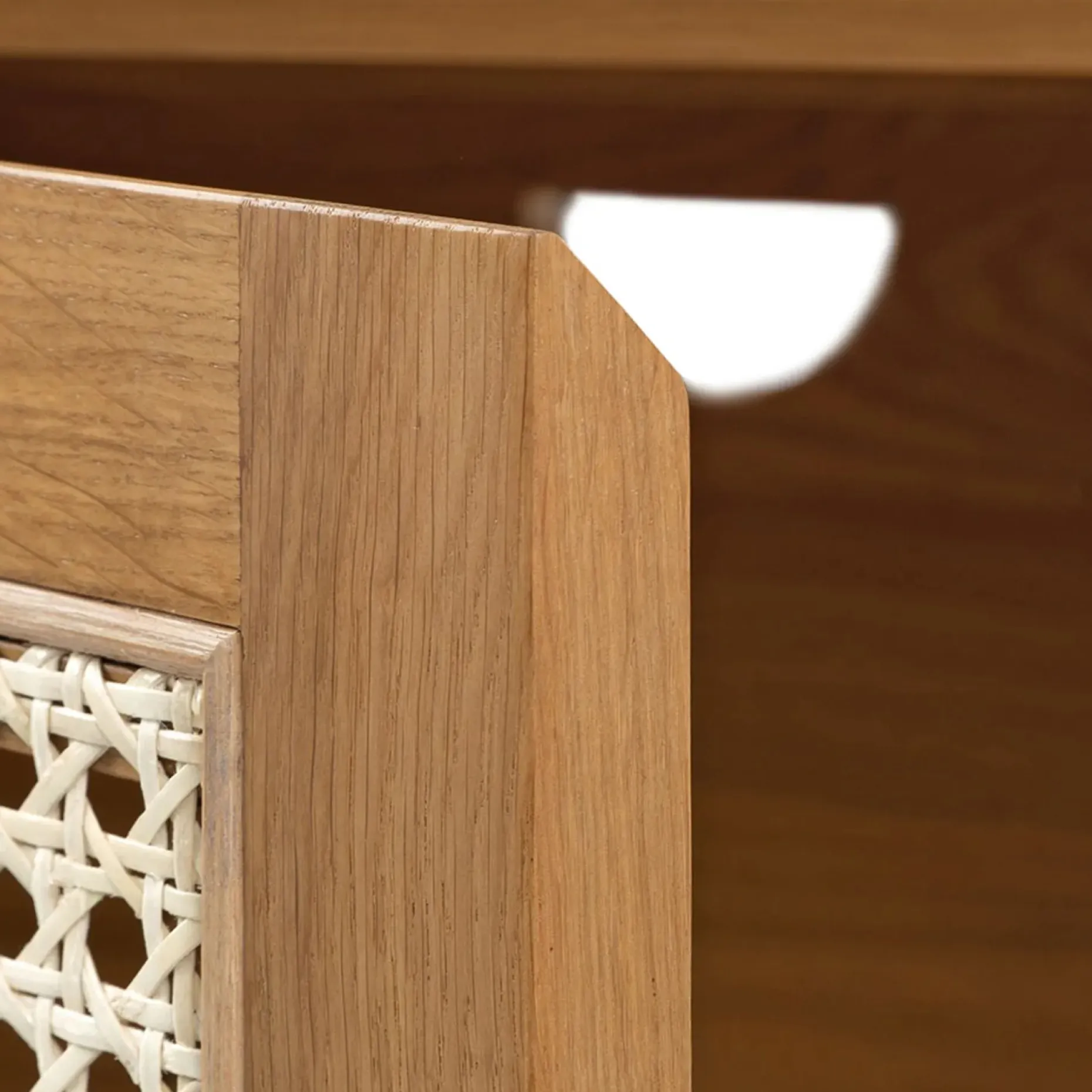 Candra 63" Media Unit - Oak