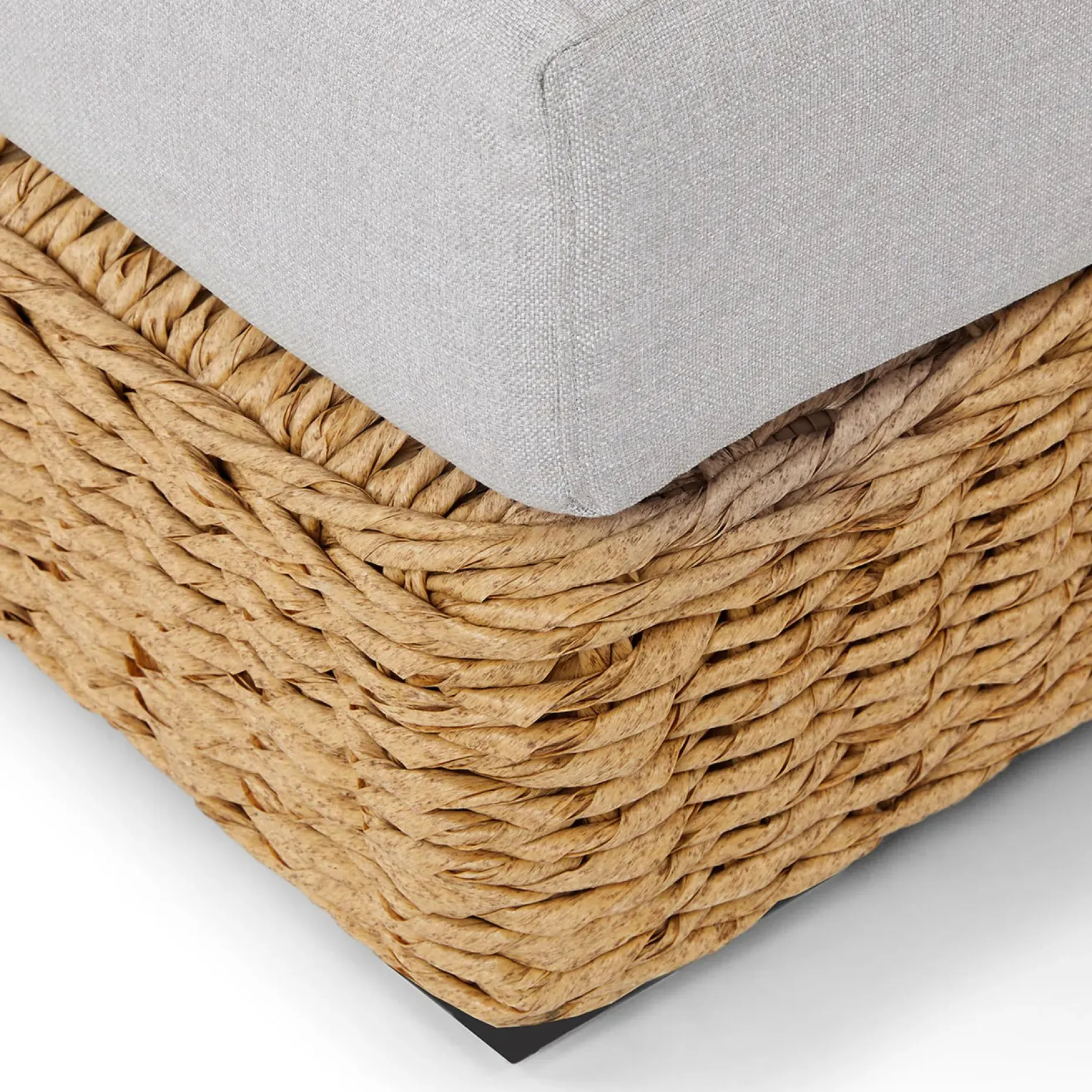 Capra 37.5" Outdoor Ottoman - Beach Sand