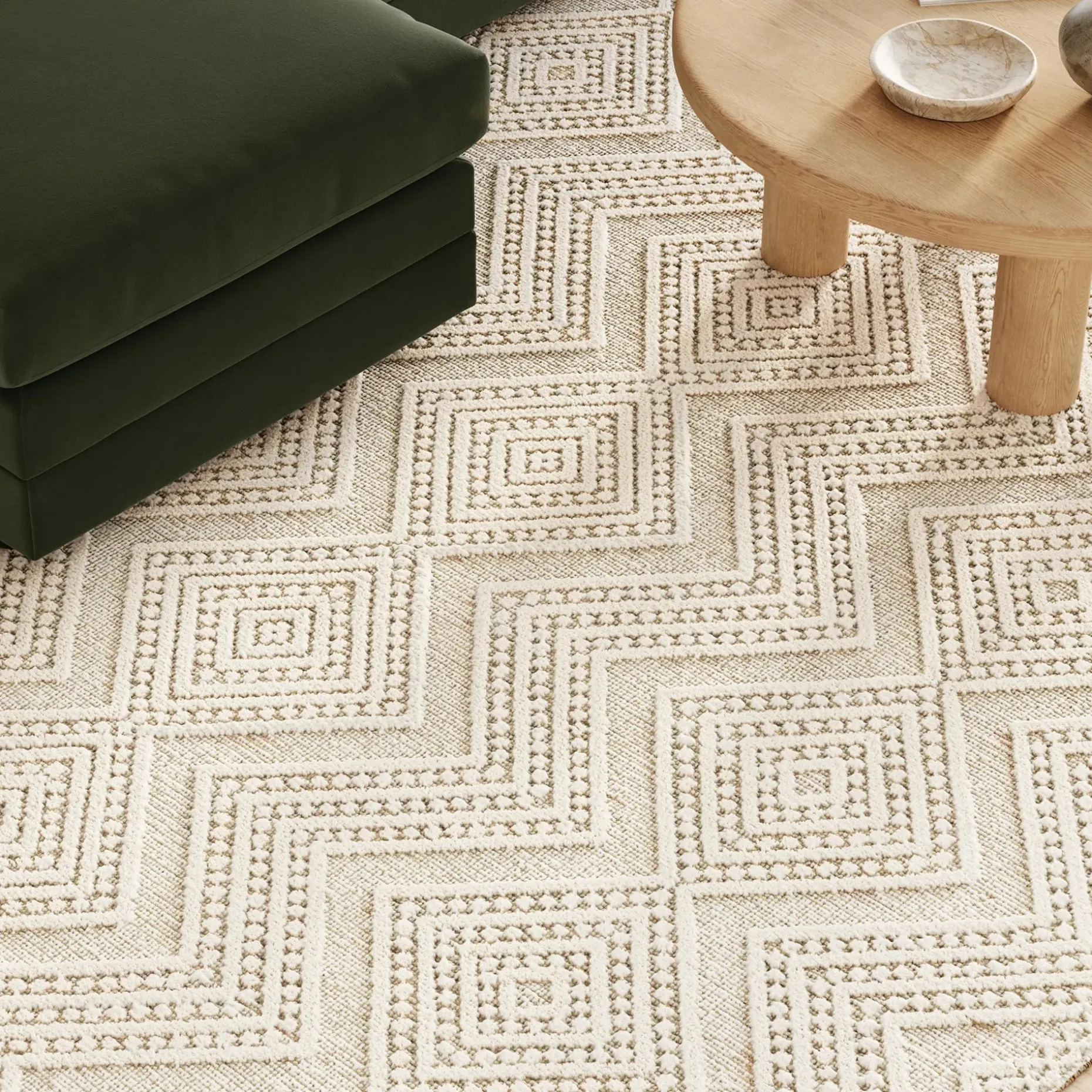 Carina 8 x 10 Rug - Textured Ivory