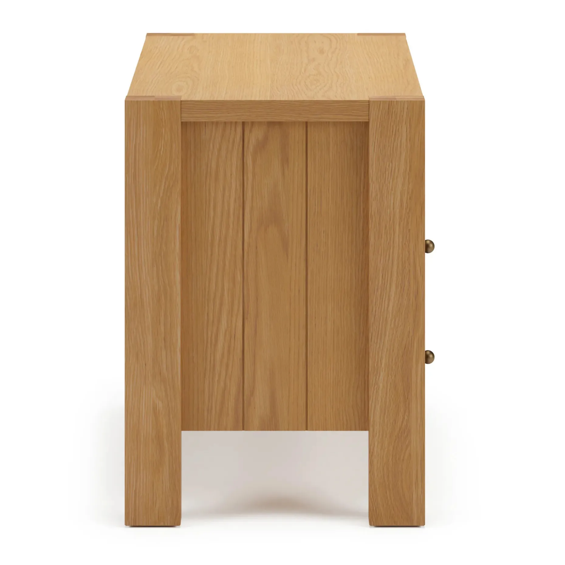Cassie 2-Drawer Nightstand - Natural Oak