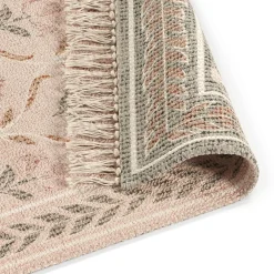 Cecile 8 x 10 Reversible Rug - Olive Green and Earthy Beige