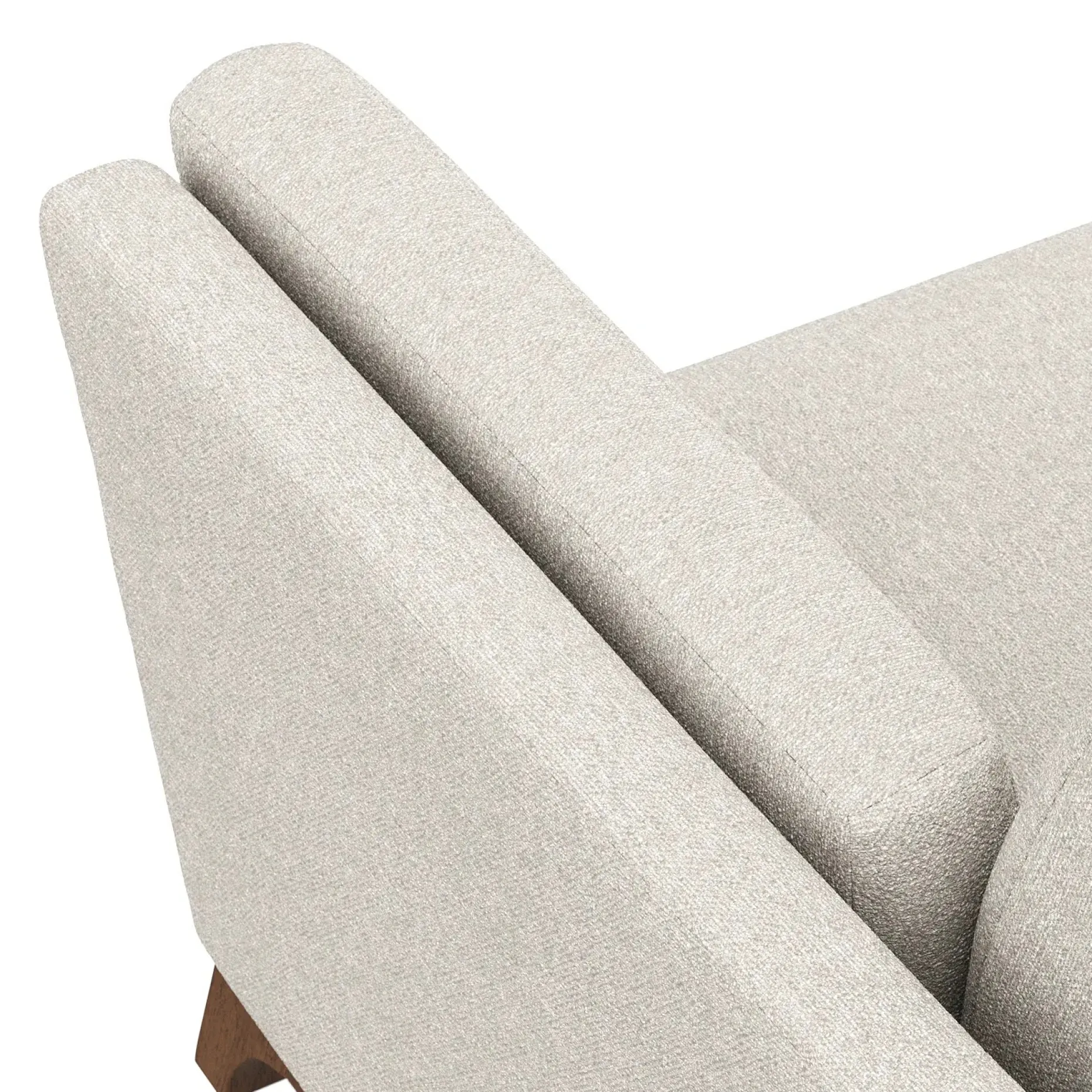 Ceni 61" Loveseat - Chalk Gray