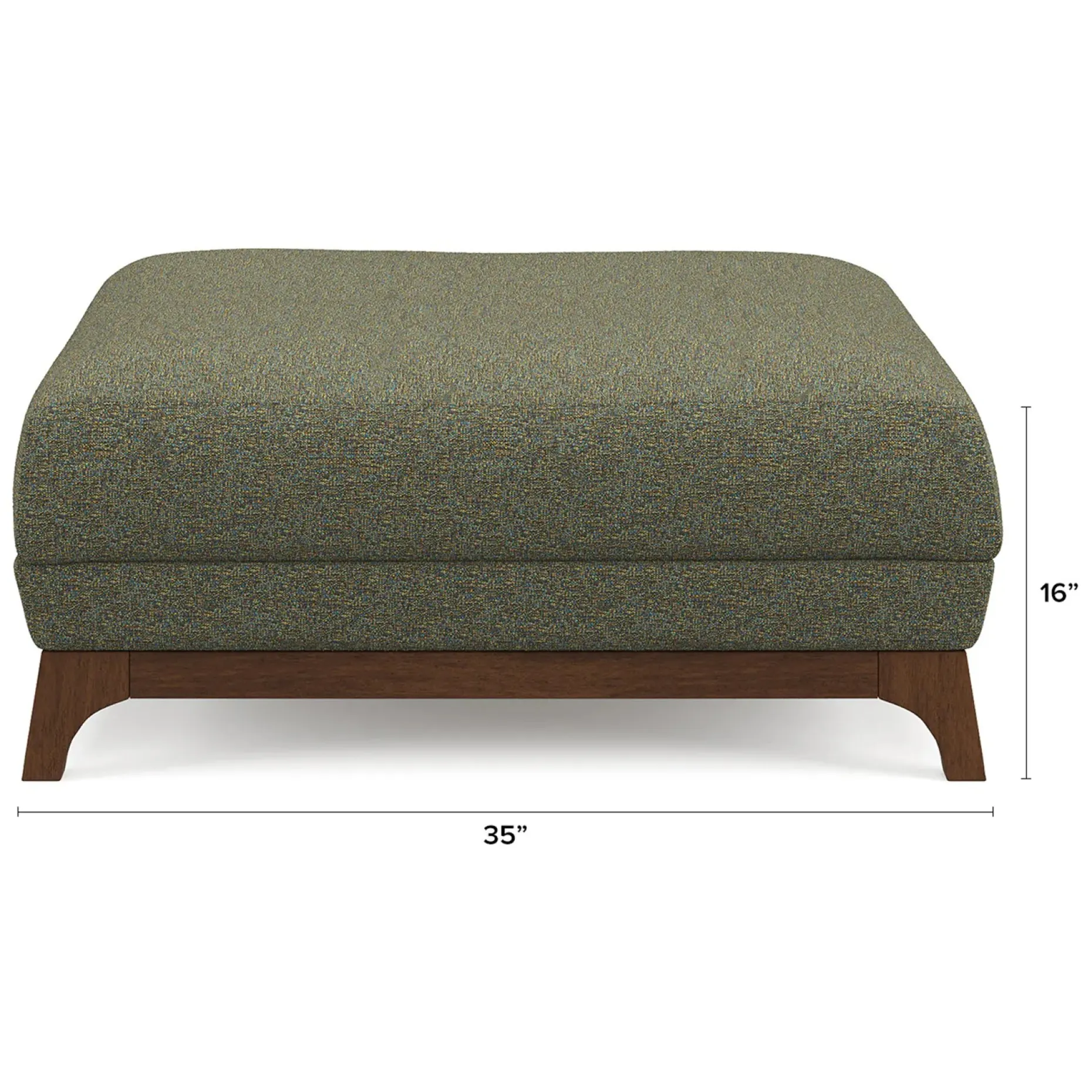 Ceni 35" Ottoman - Hemlock Green
