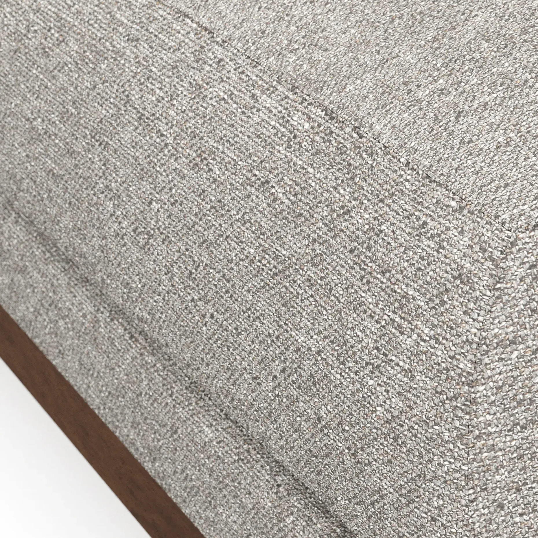 Ceni 35" Ottoman - Quarry Gray