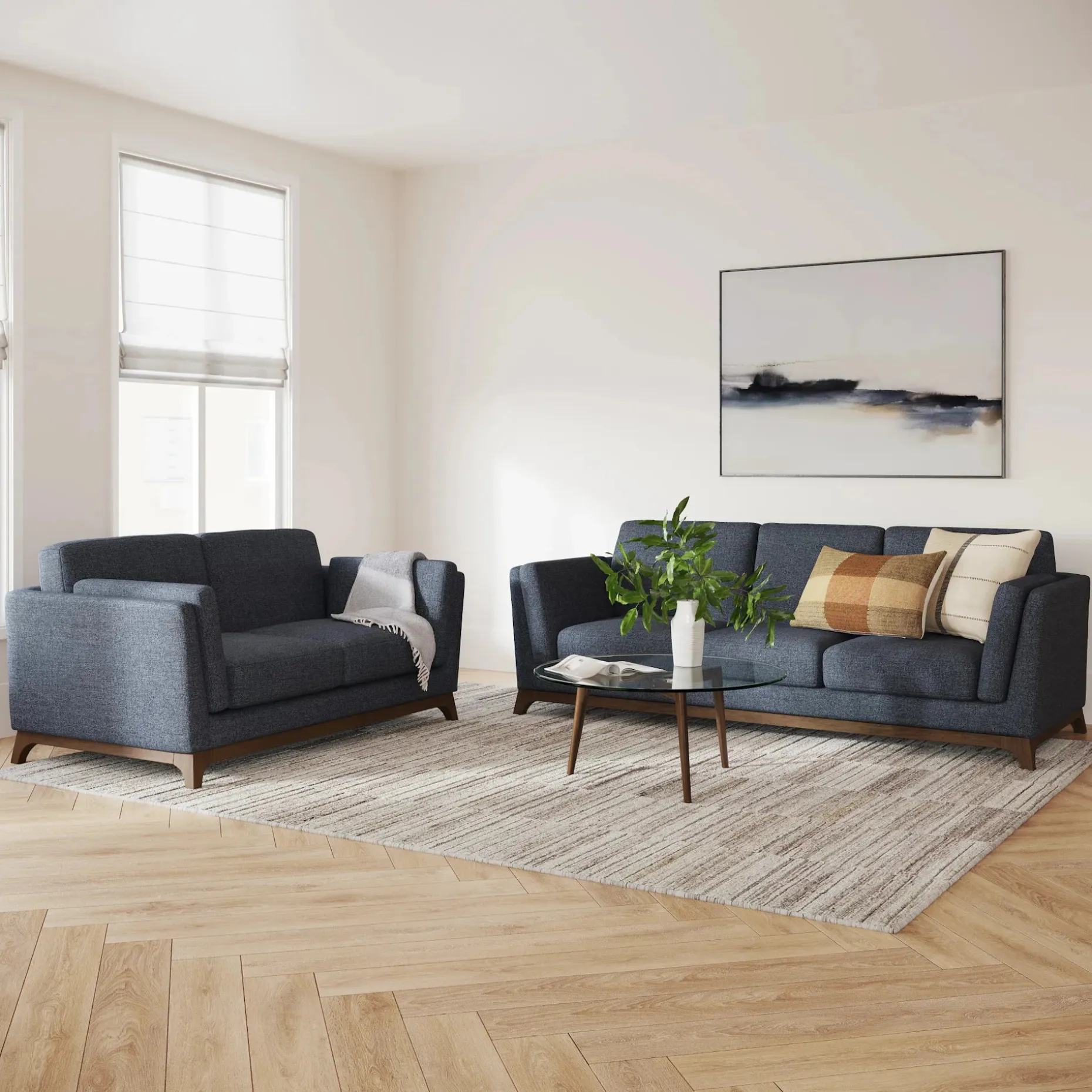 Ceni 83" Sofa - Buckler Ivory
