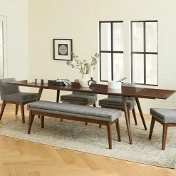 Chantel 56" Bench - Licorice