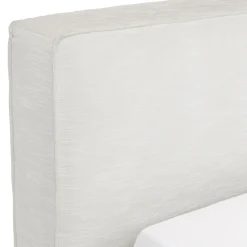 Cigar King Upholstered Storage Bed - Ankara Ivory