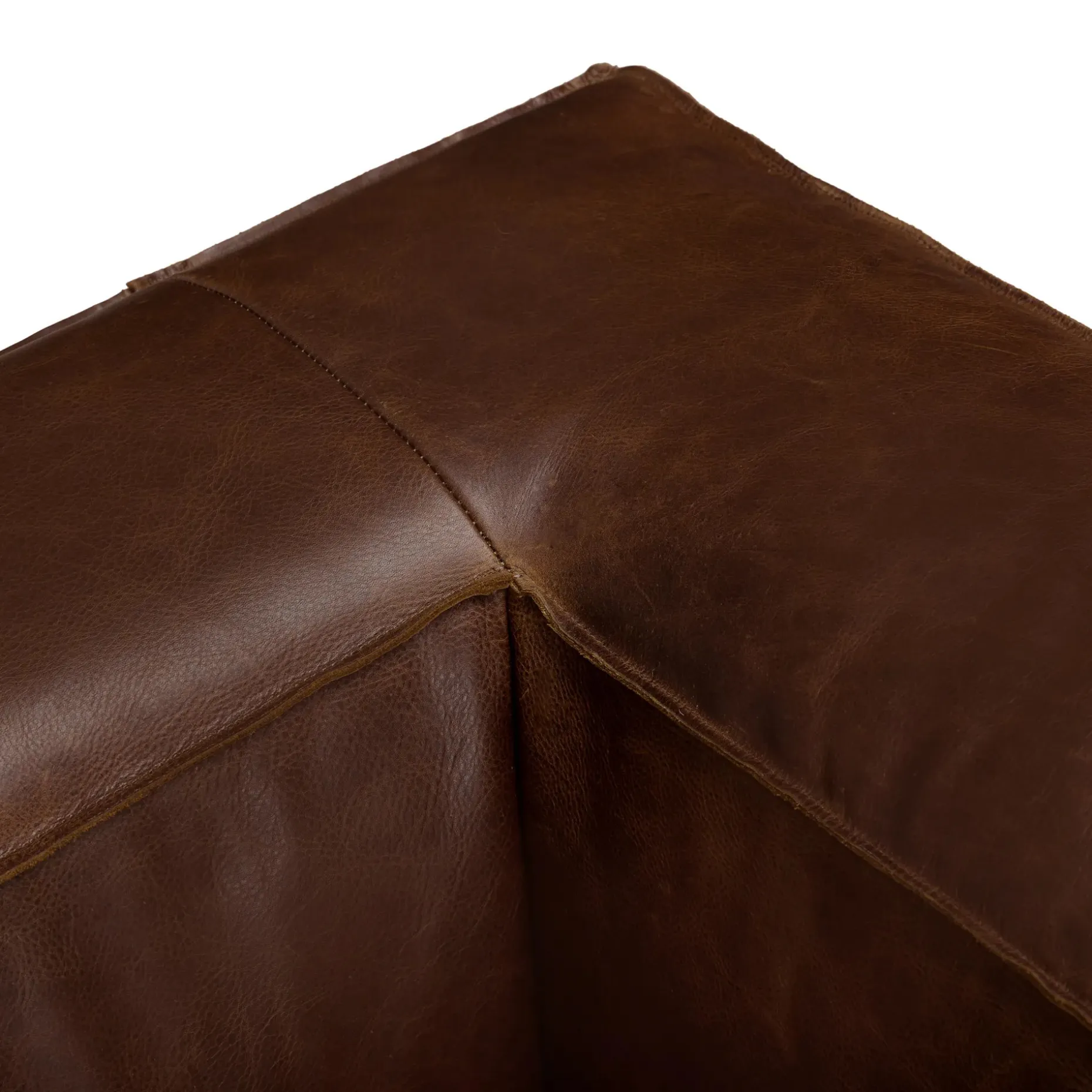 Cigar 92" Leather Sofa - Indiana Brown