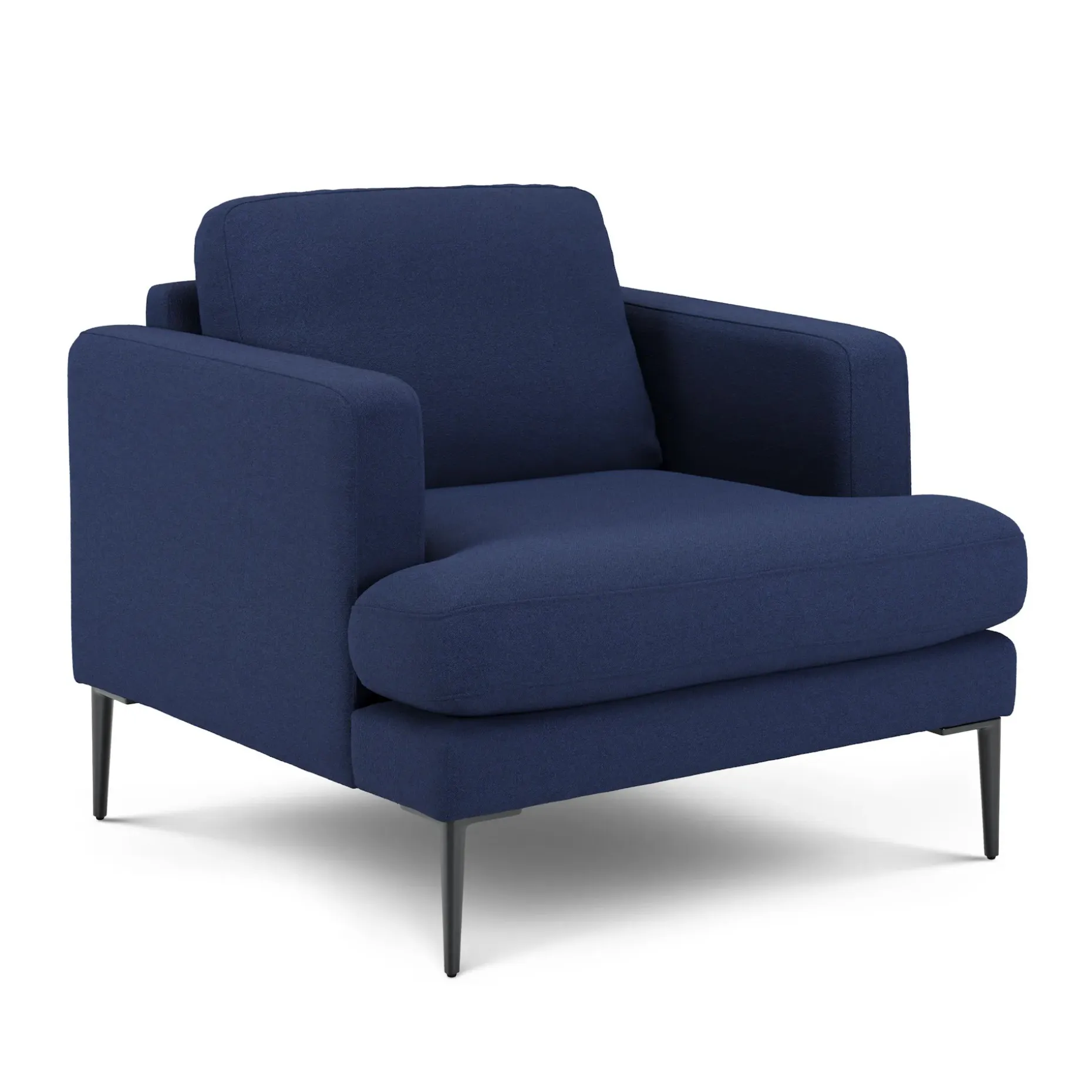 Cillian 36.5" Lounge Chair - Ratine Navy