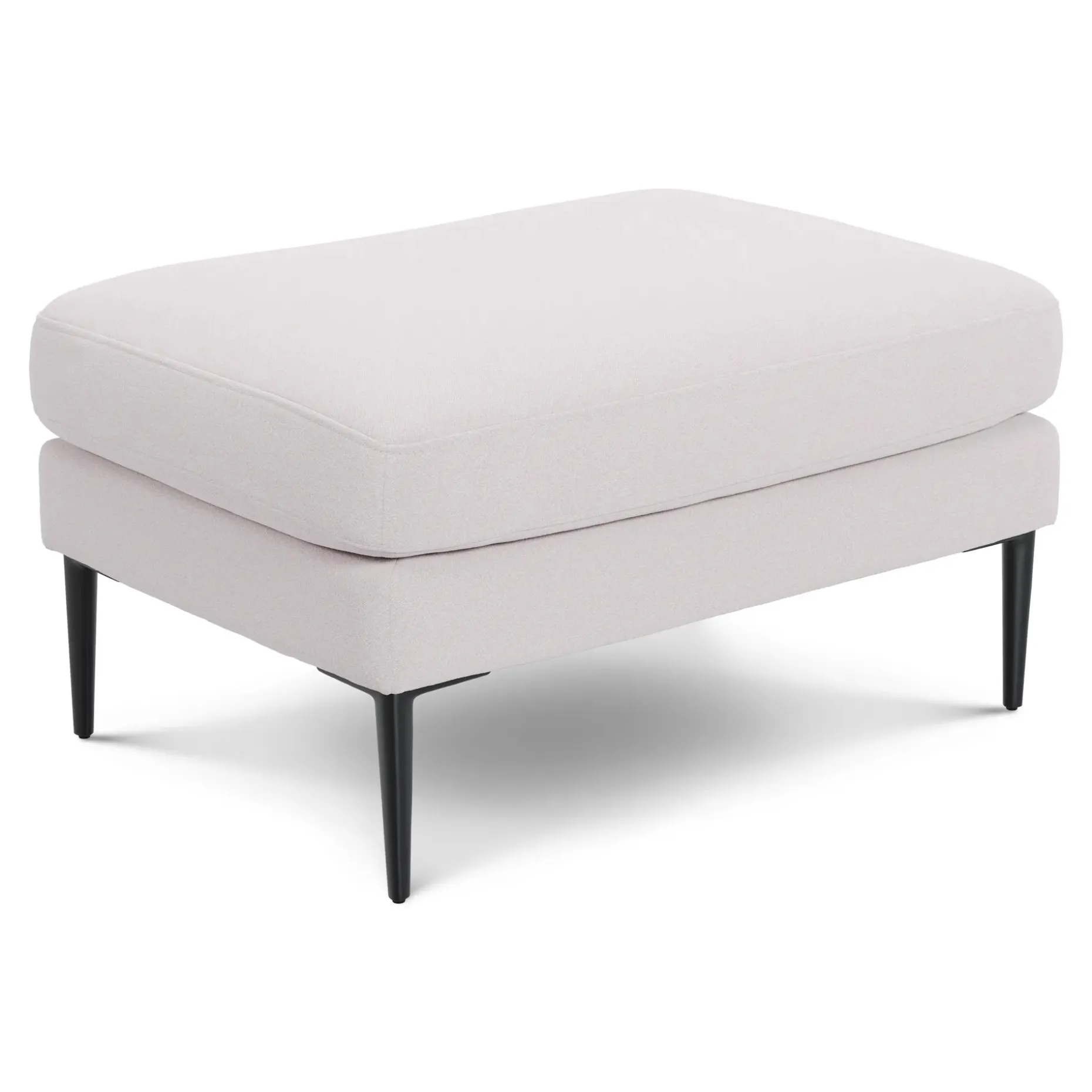 Cillian 33" Ottoman - Ratine Ivory