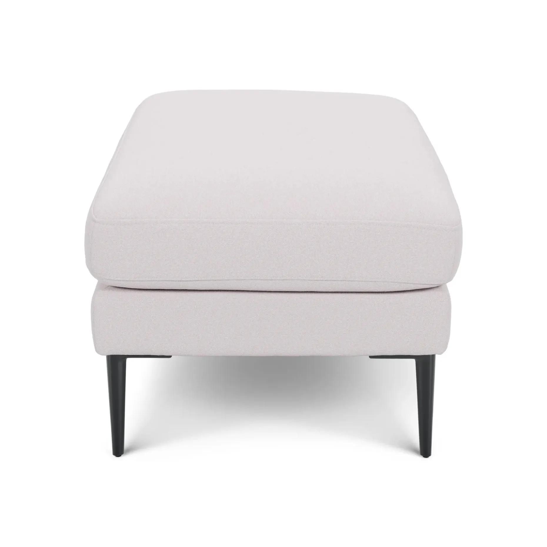 Cillian 33" Ottoman - Ratine Ivory
