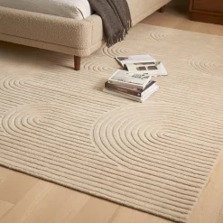 Clem 8 x 10 Wool Rug - Arch Cream