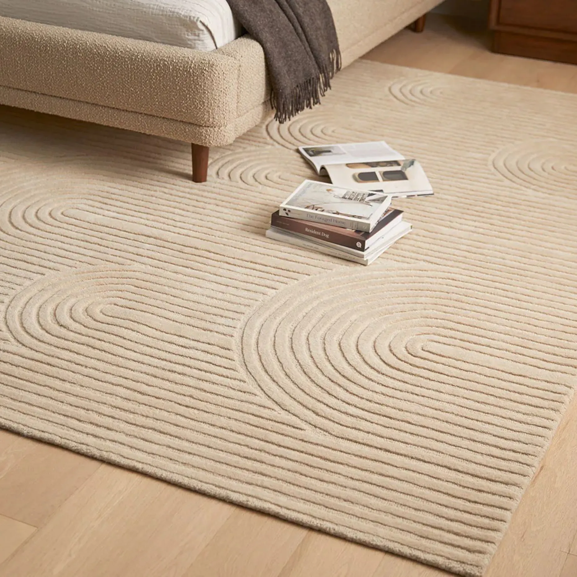 Clem 9 x 12 Wool Rug - Arch Cream