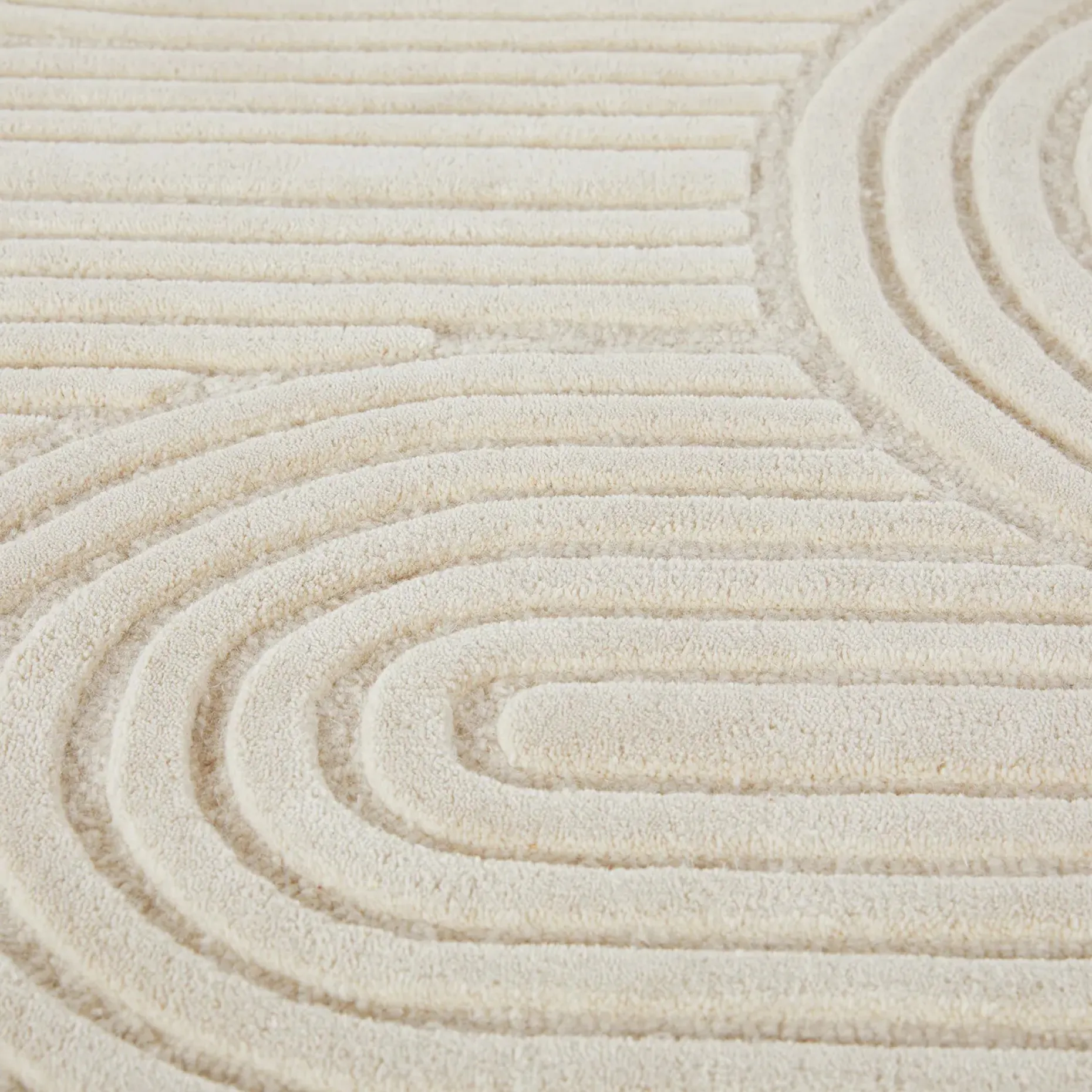 Clem 9 x 12 Wool Rug - Arch Cream